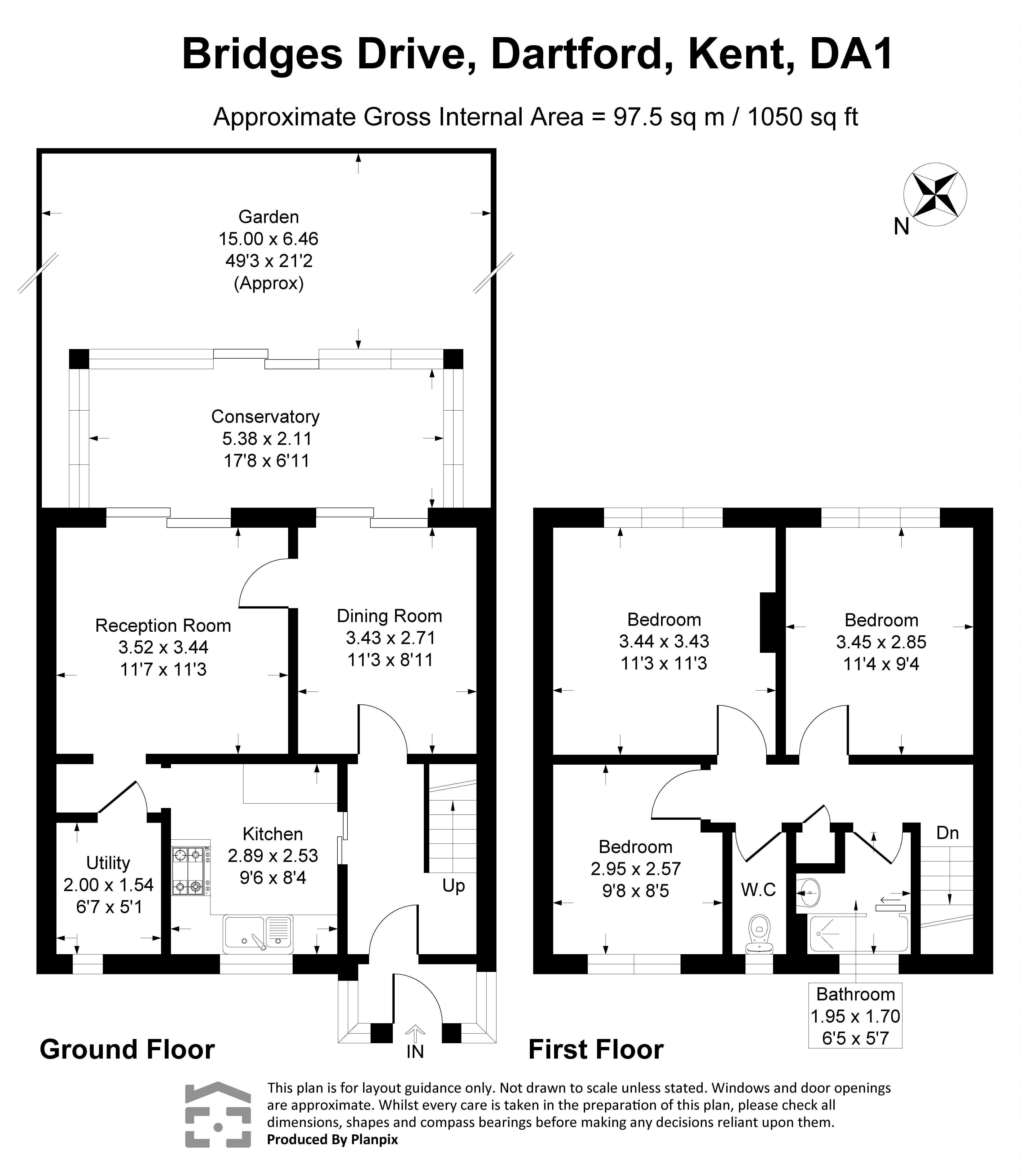 10, Bridges Drive, Kent floorplan