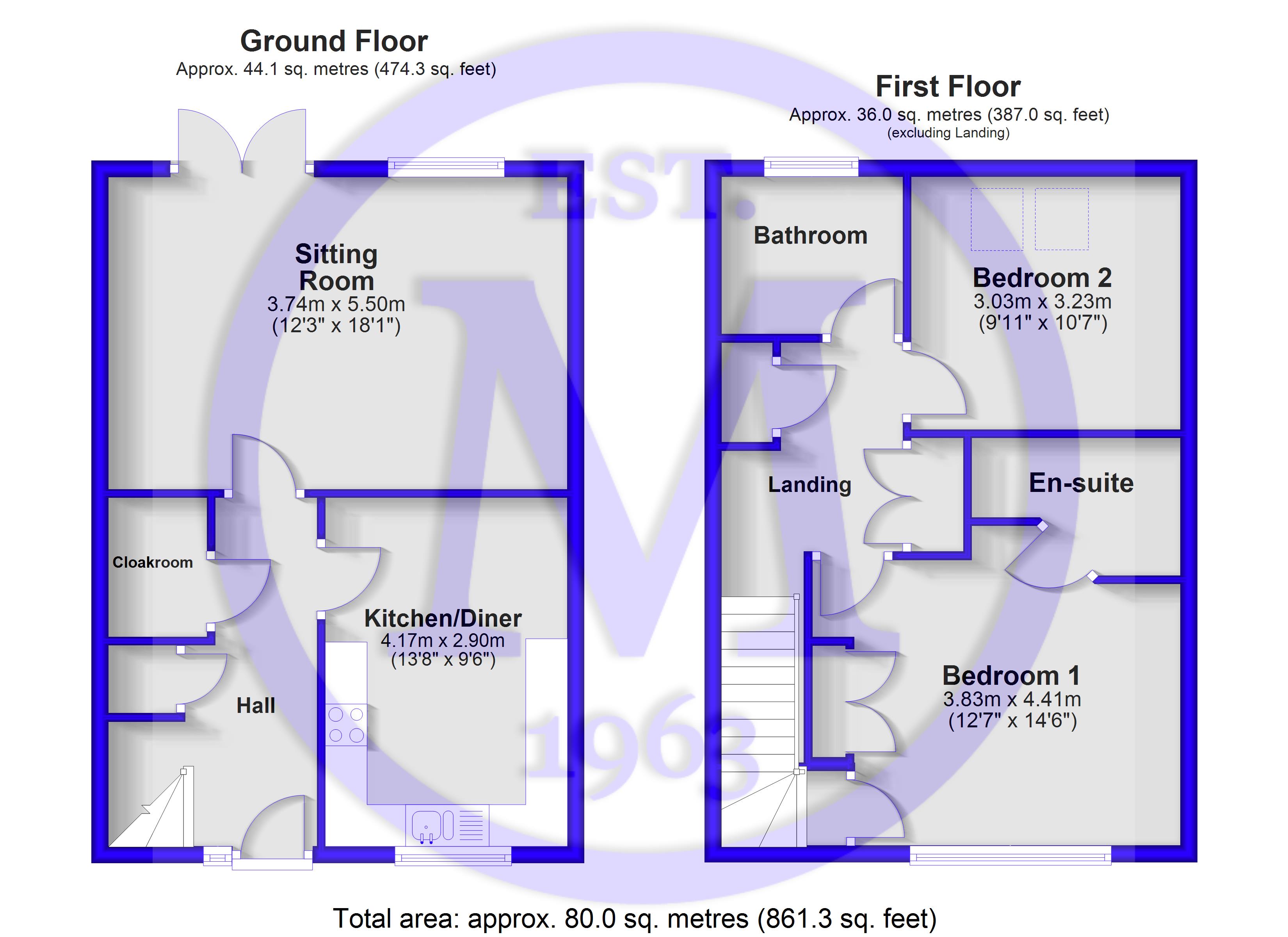 2, Middleton Mews, Hampshire floorplan