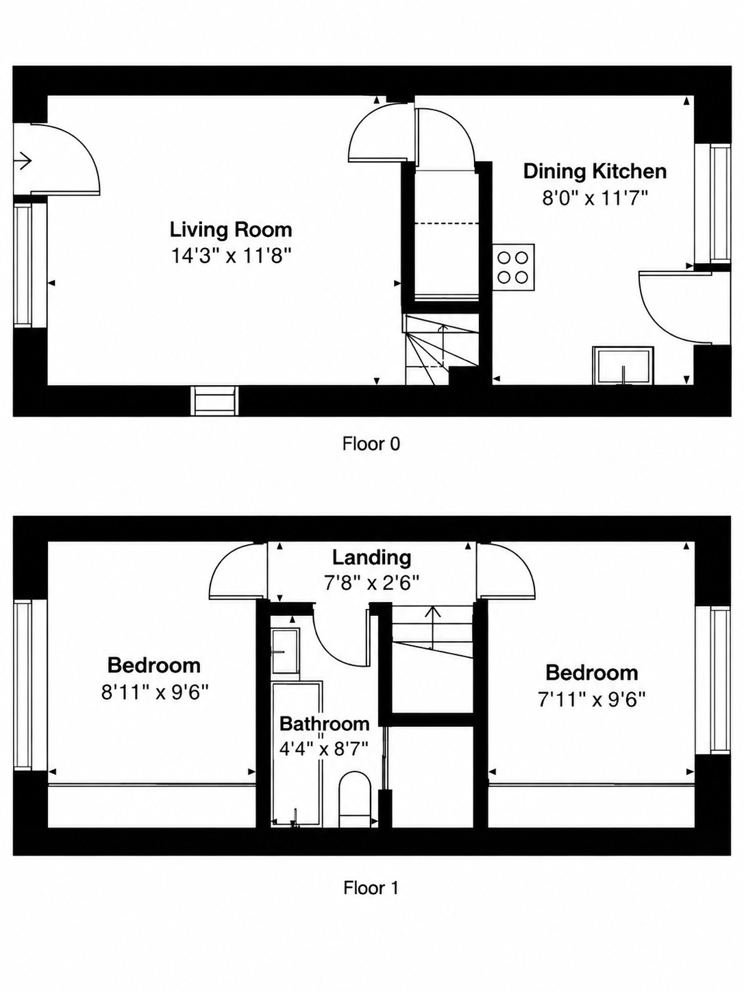 28, Broomhill Close Eckington, Sheffield floorplan