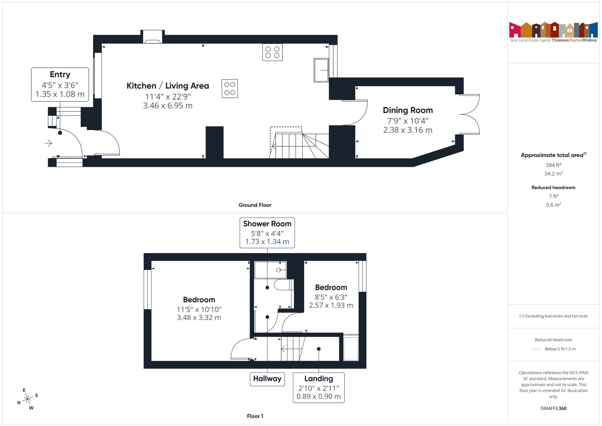 4 Gatefoot Cottages Windermere Road, Kendal floorplan