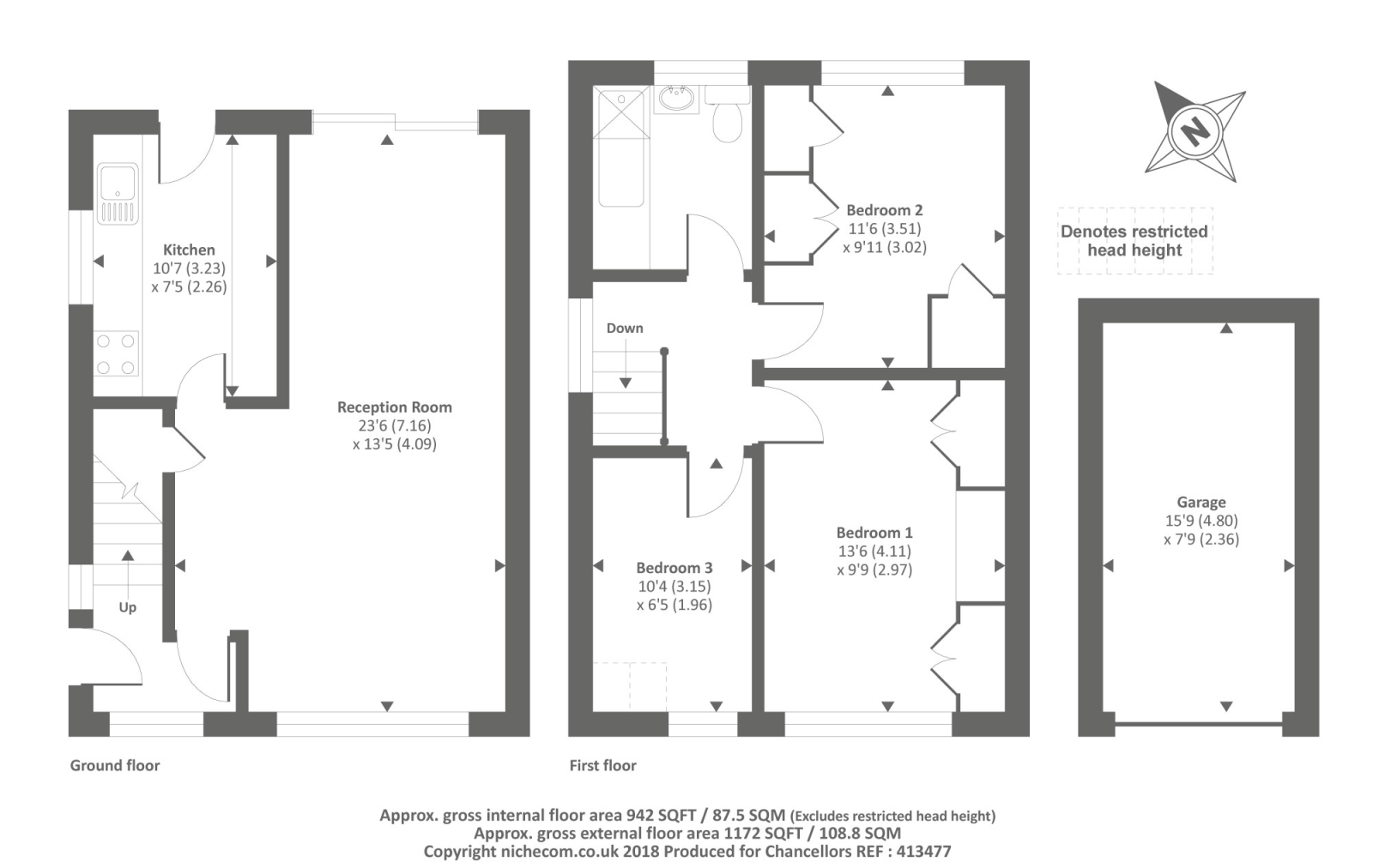 3 Bedrooms Semi-detached house for sale in Tintern Crescent, Reading RG1