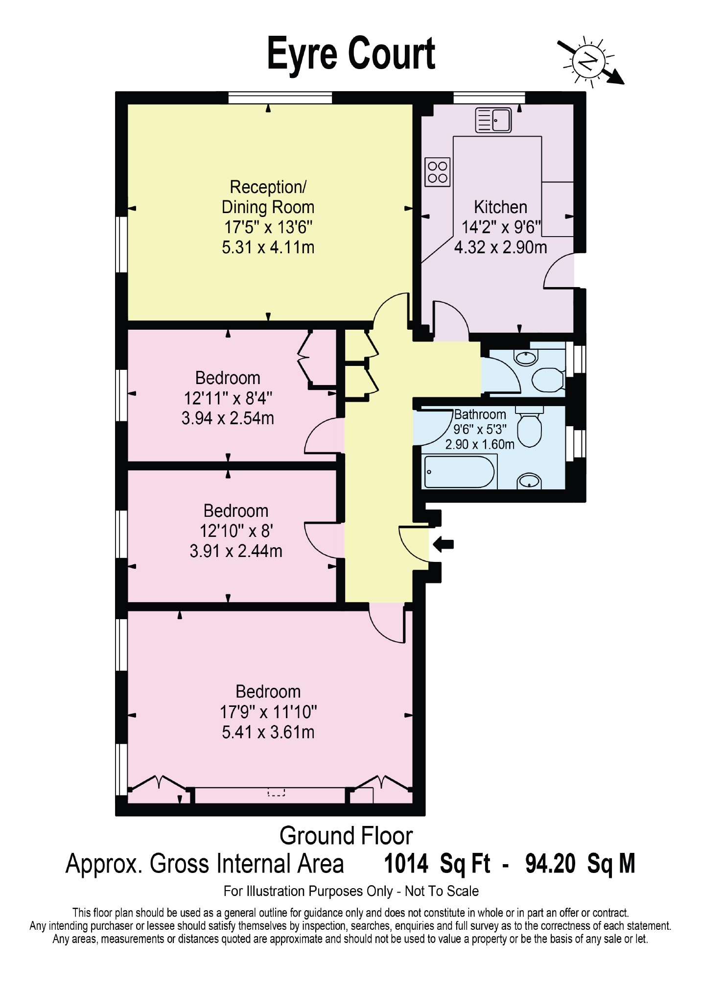 3 Bedrooms Flat to rent in Eyre Court, London NW8