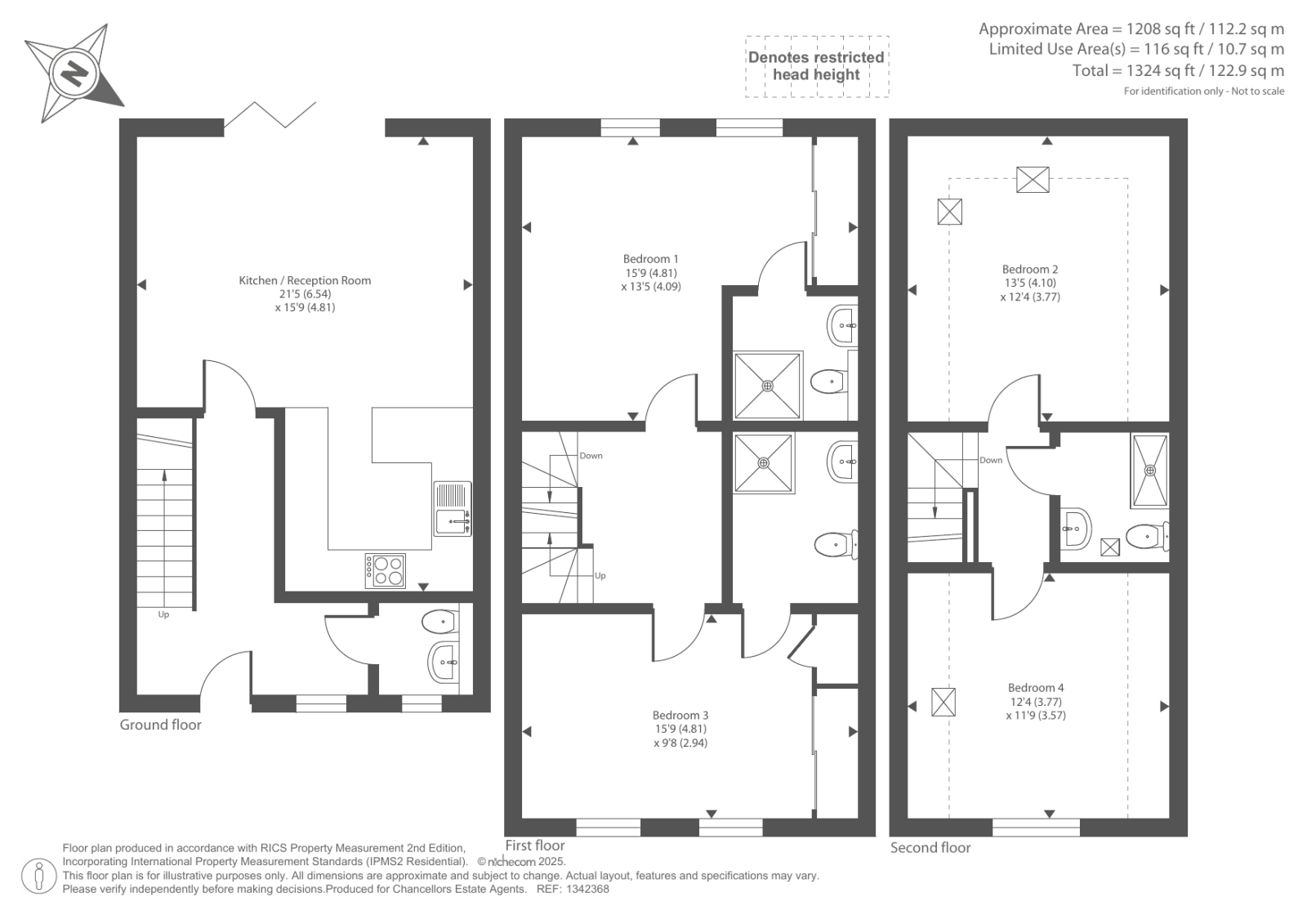 2A ST. PETERS ROAD, Wolvercote, Oxford floorplan
