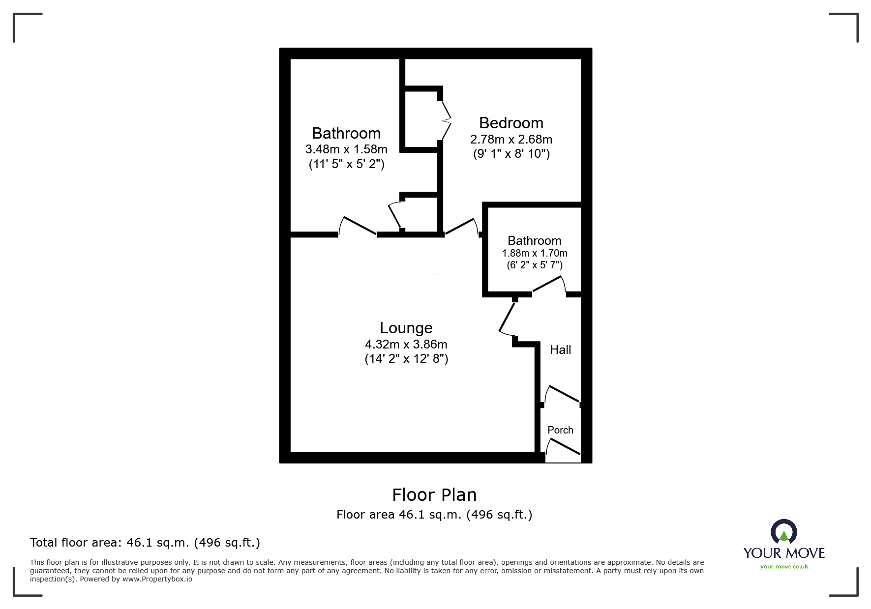 4, Worcester Grove, Wolverhampton floorplan