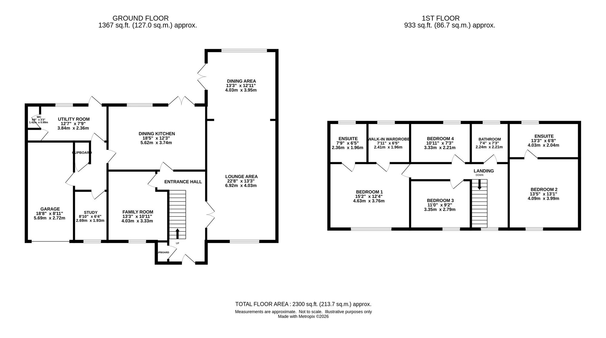14 Windermere Drive, Alderley Edge floorplan