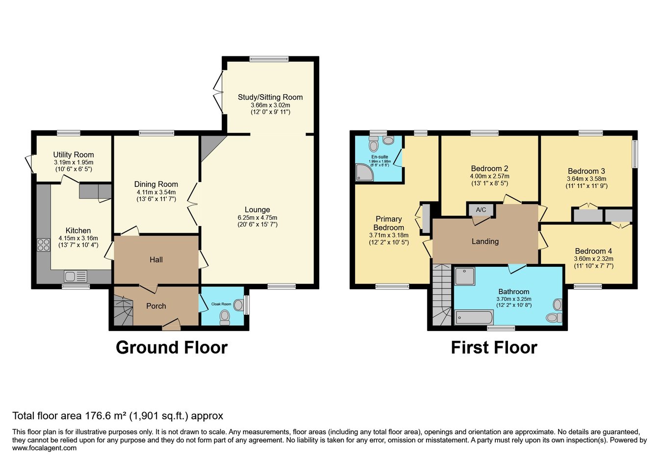 20, Harvest End, Colchester floorplan