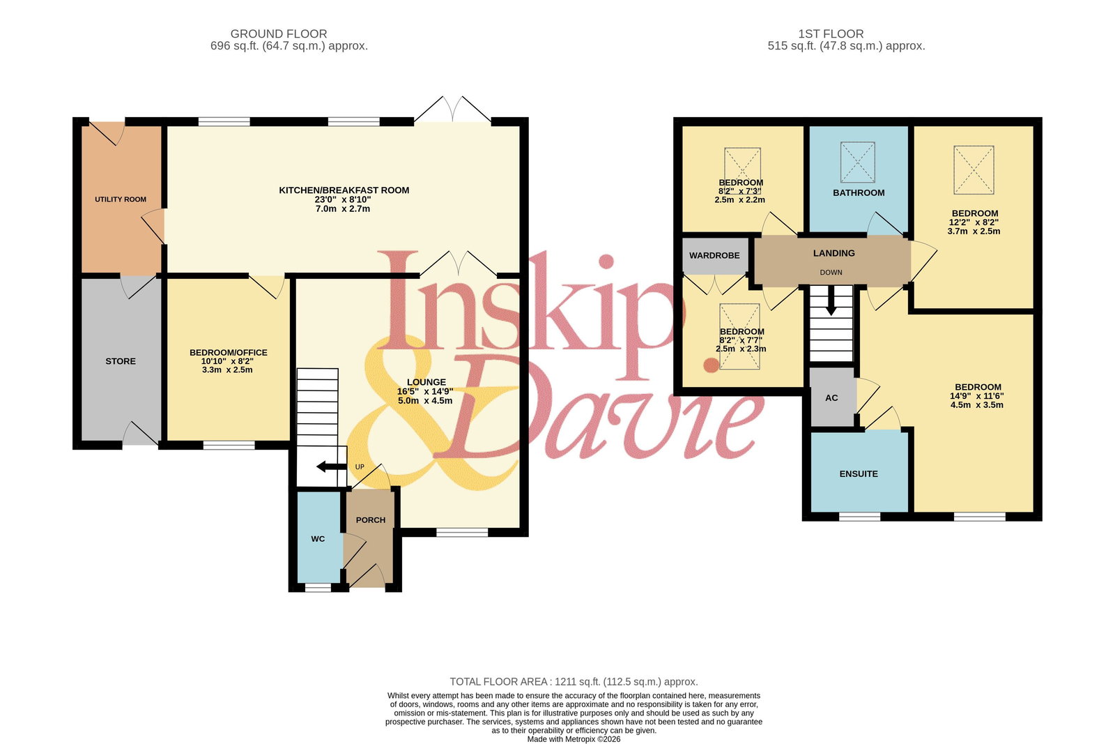 3, Harvey Court, Sandy floorplan