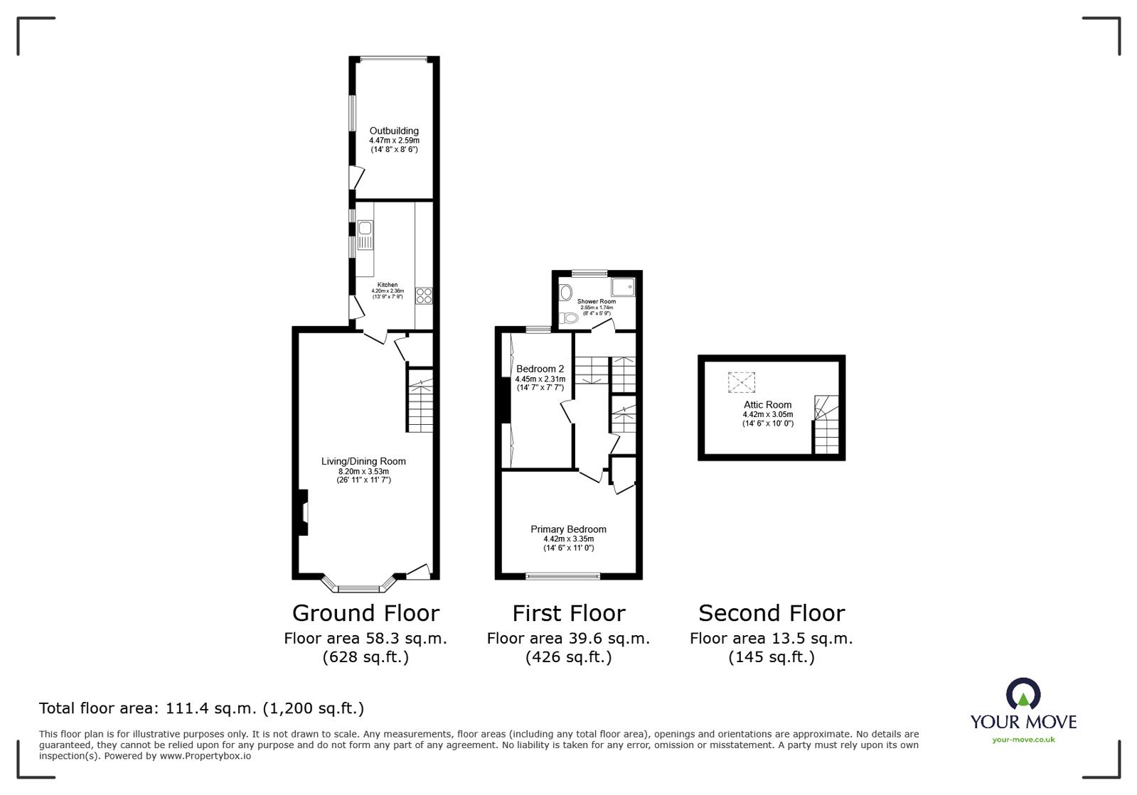 78, Blackwell Road, Cumbria floorplan