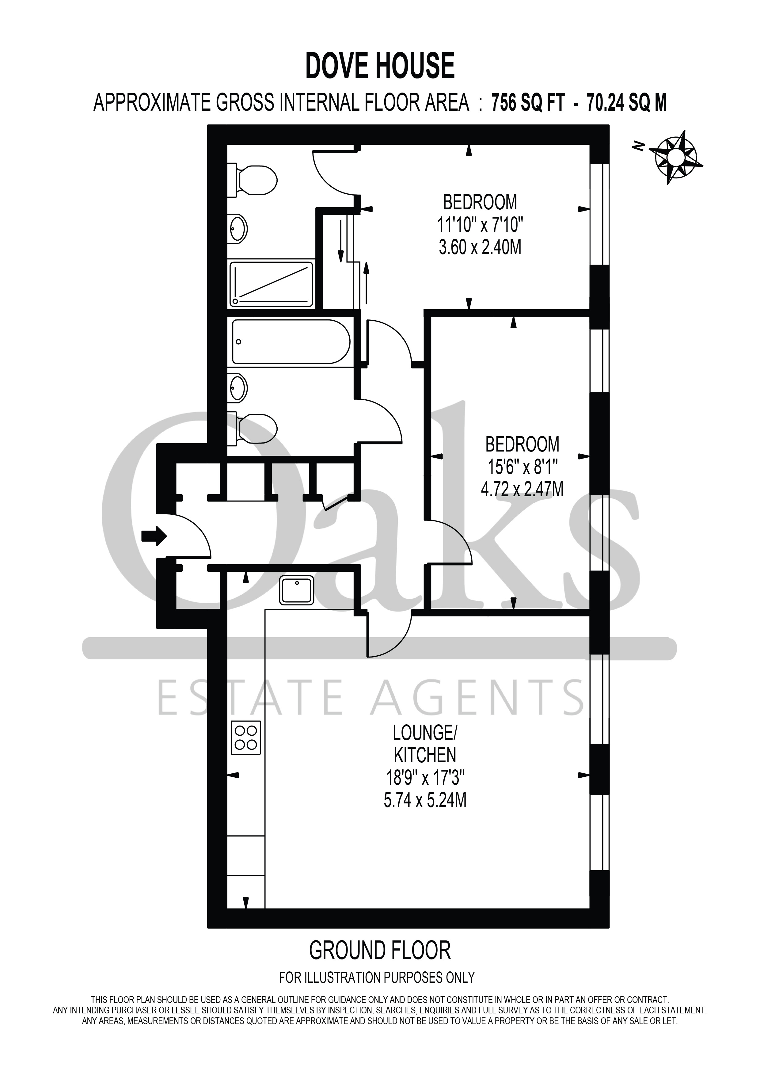 3 Dove House, 19, Jack Dimmer Close, London floorplan