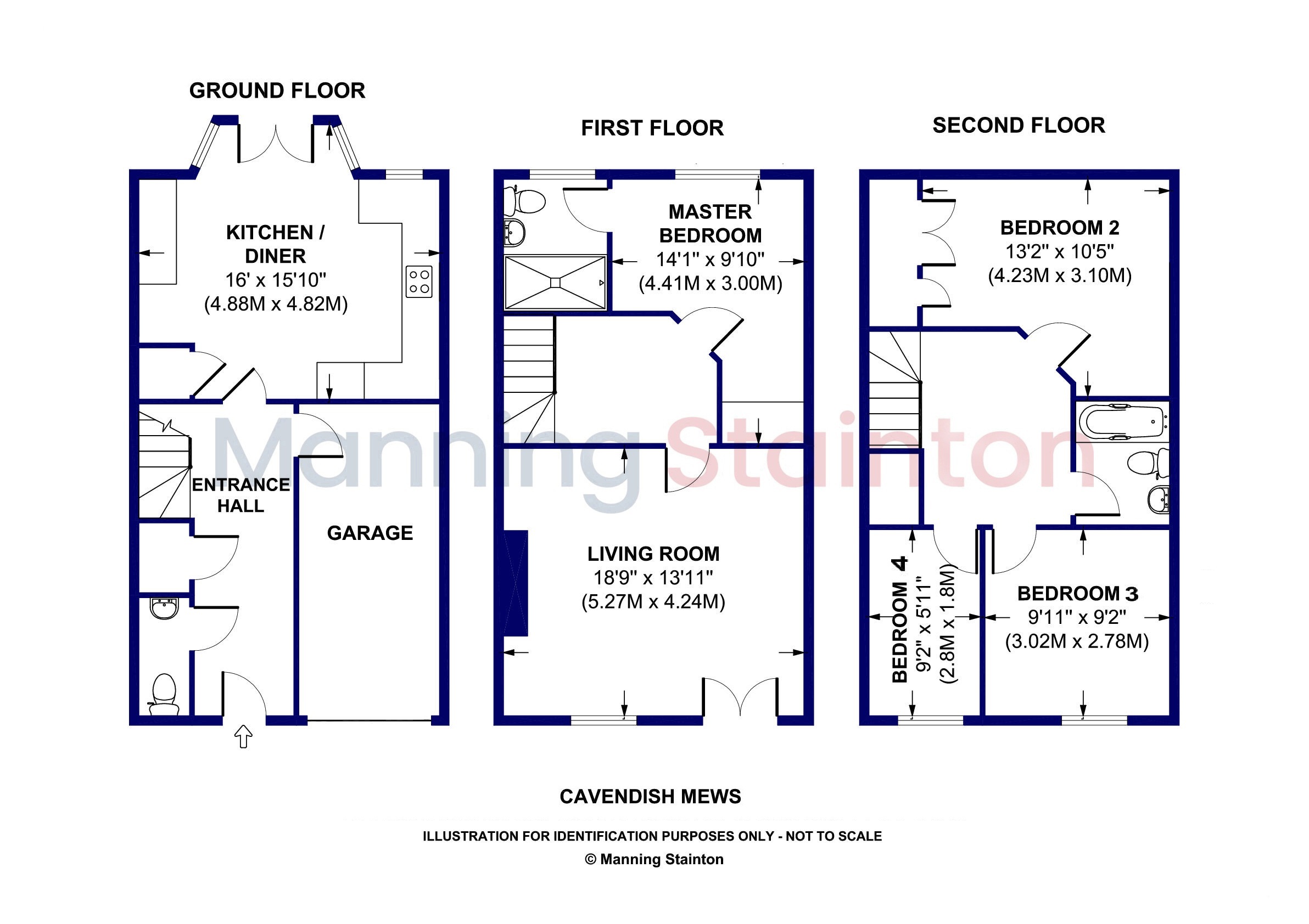 3, Cavendish Mews, Bradford floorplan