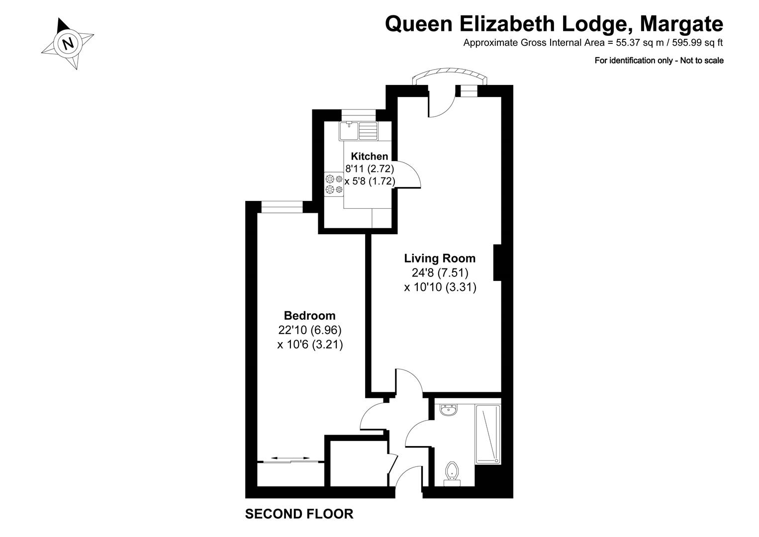 Laleham Gardens, Margate floorplan