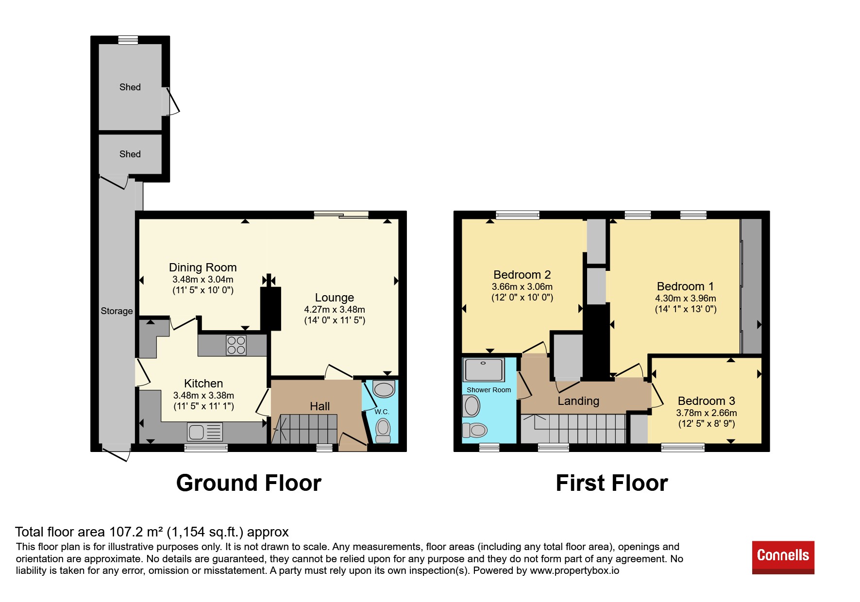 14, Sunnydell, St. Albans floorplan
