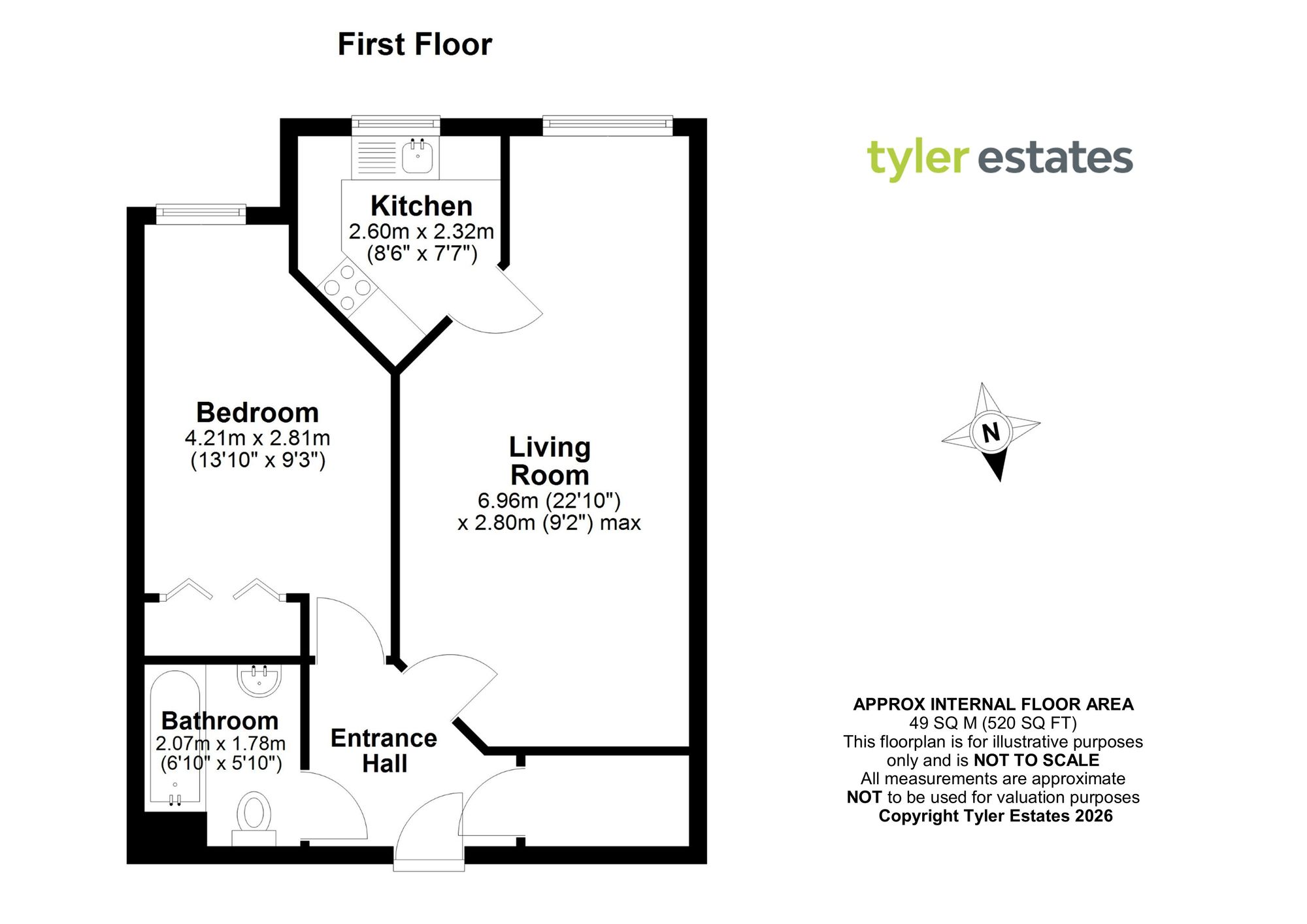 Apt 16, Southwood Court Southend Road, Billericay floorplan