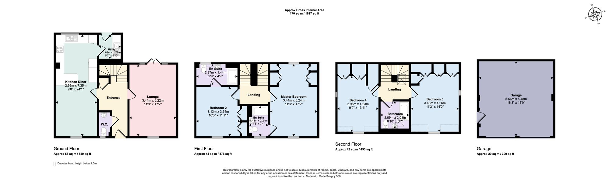 24 Hastings Meadow Close, Leicester floorplan