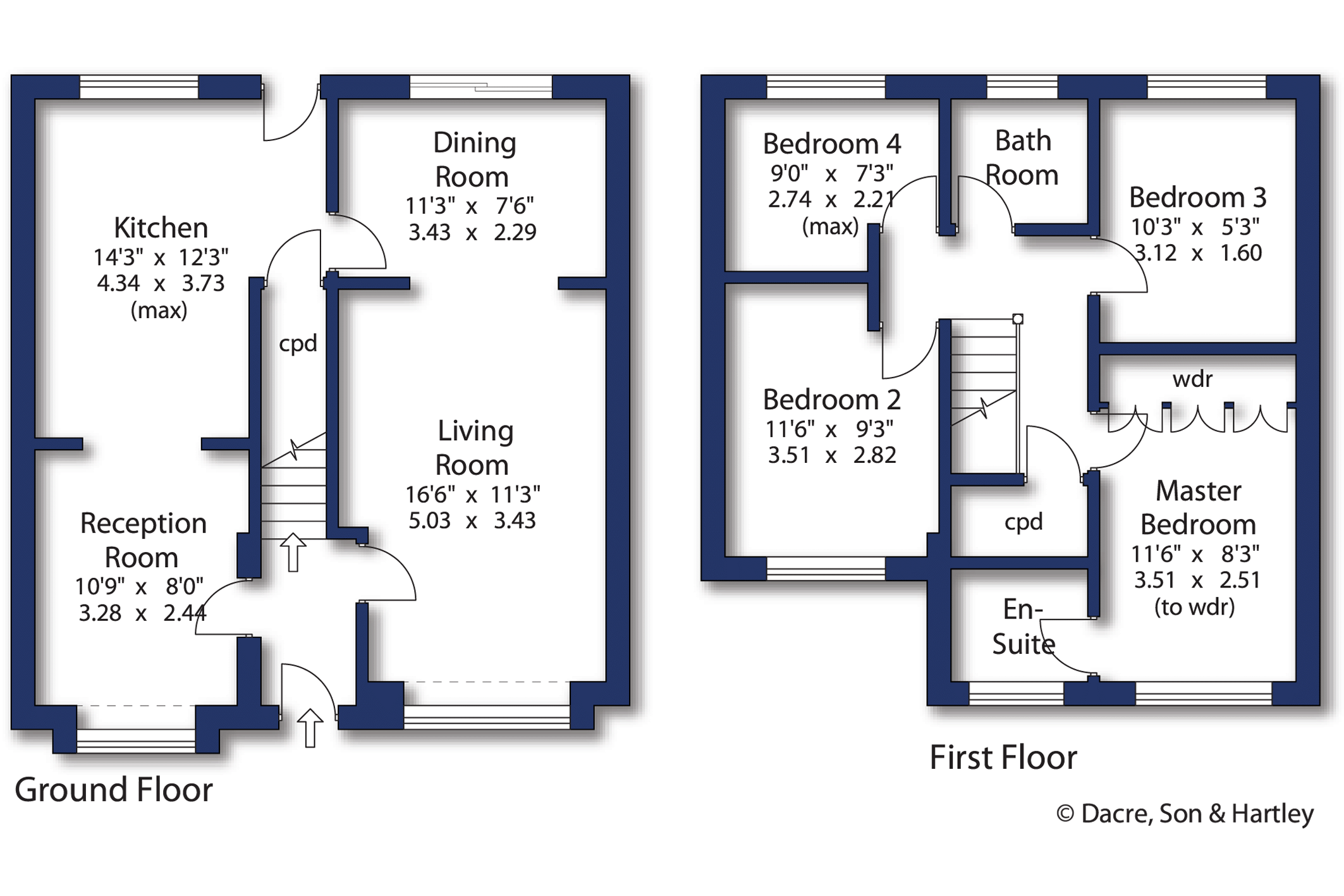 3, Woodside Close, Leeds floorplan