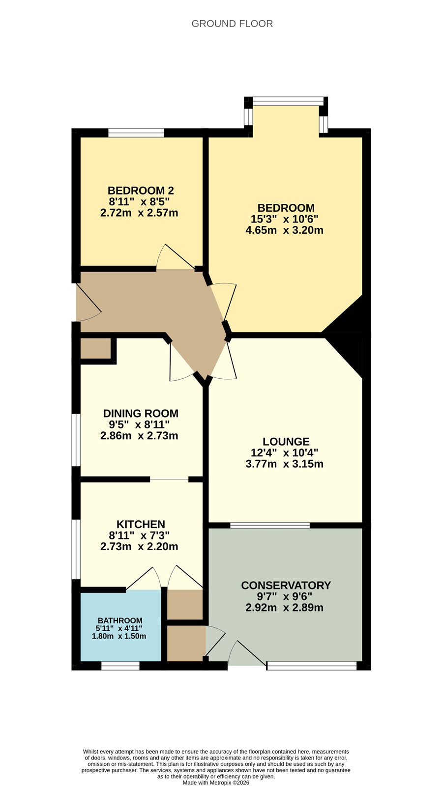 14, Oxford Road, Hampshire floorplan