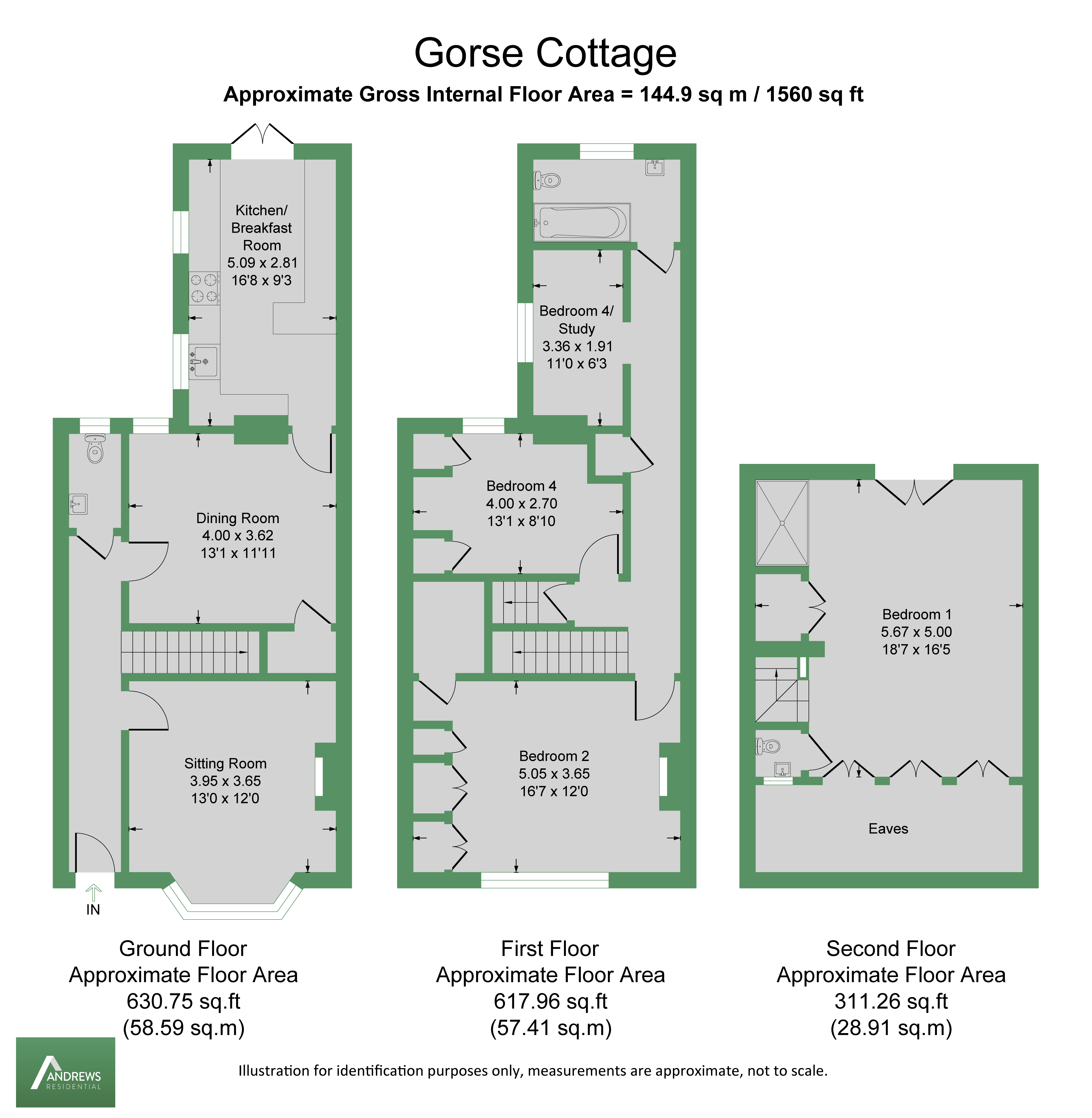 Gorse Cottage, Oxford Road, Gerrards Cross floorplan