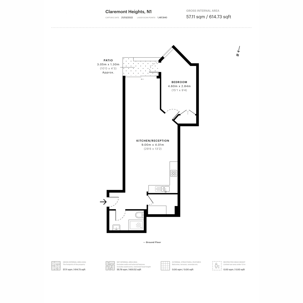 Pentonville Road, London floorplan