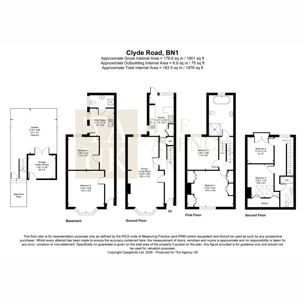 64, Clyde Road, Brighton floorplan