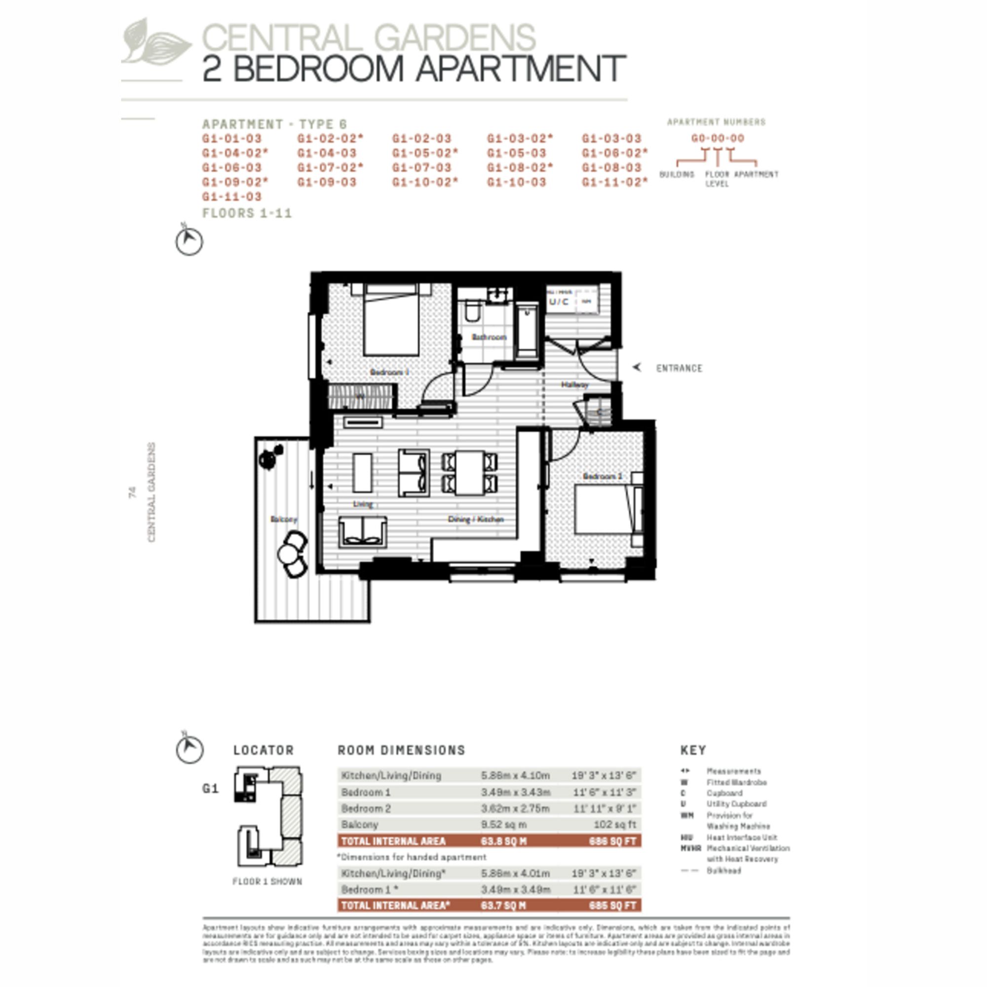 Grayston House, Astell Road, Kidbrooke floorplan