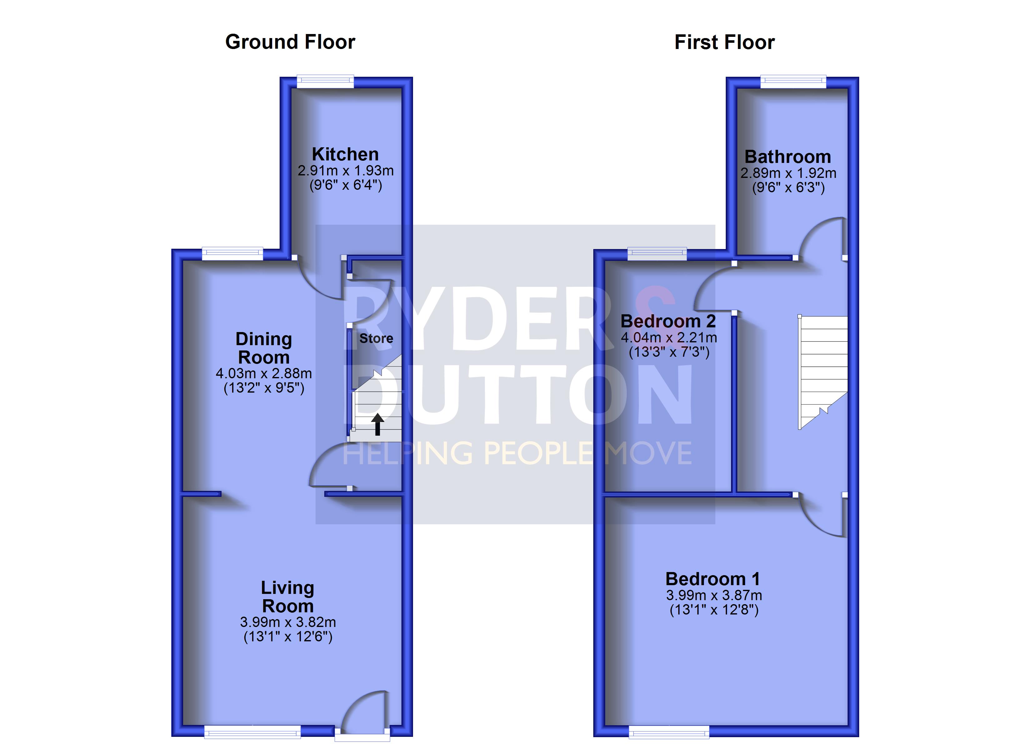 109, Denton Road, Manchester floorplan