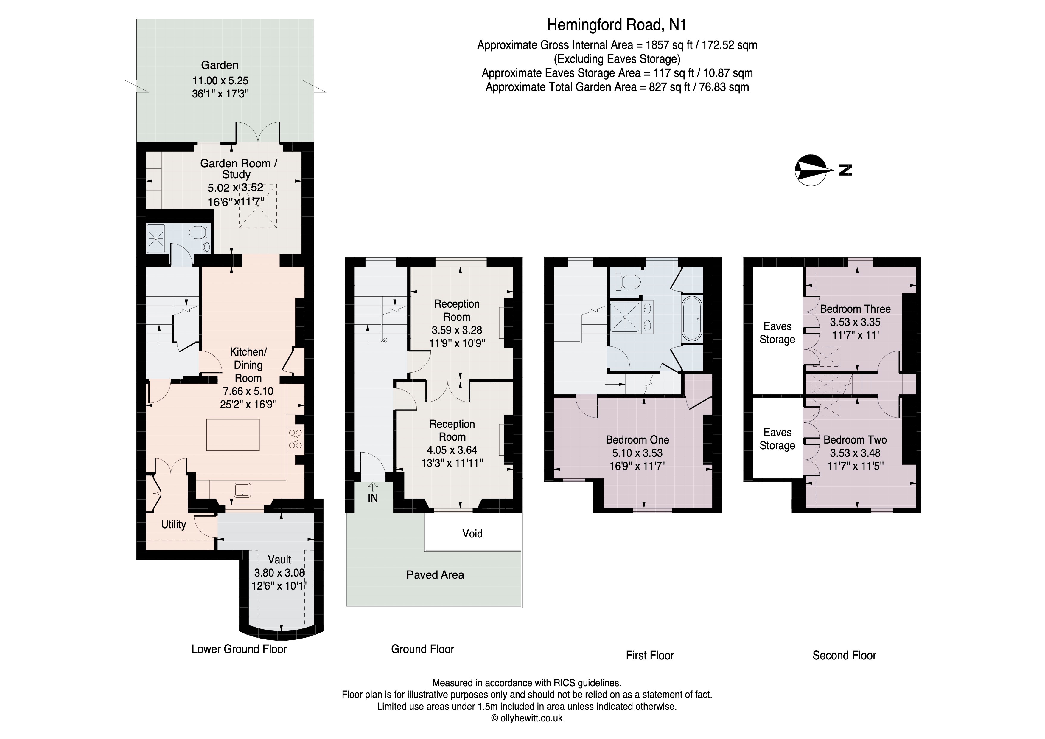 49, Hemingford Road, London floorplan