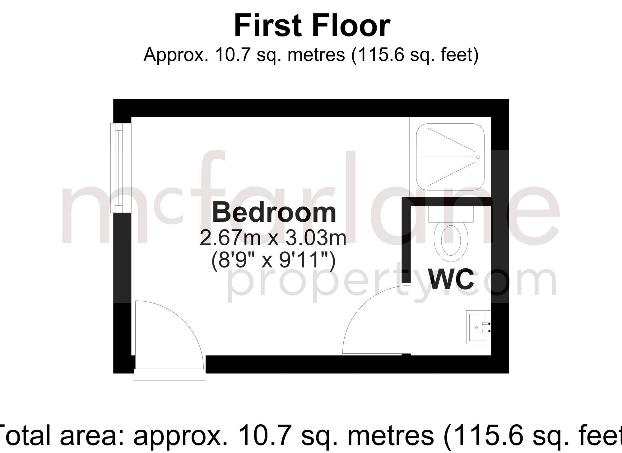 Room 2, 56 Edinburgh Street, Swindon floorplan