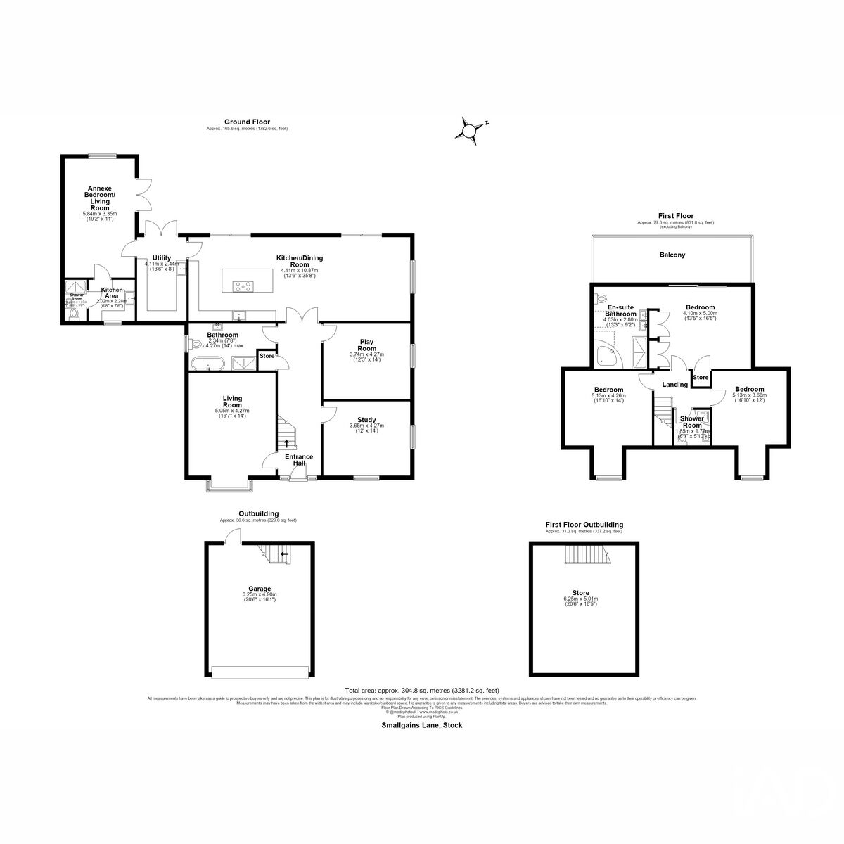 Smallgains Lane, Ingatestone floorplan