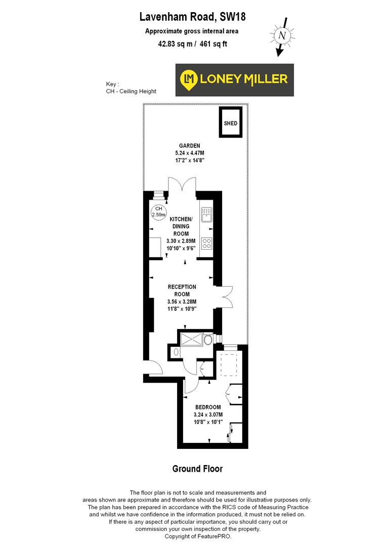 Lavenham Road, London SW18, 1 bedroom for sale 59034668