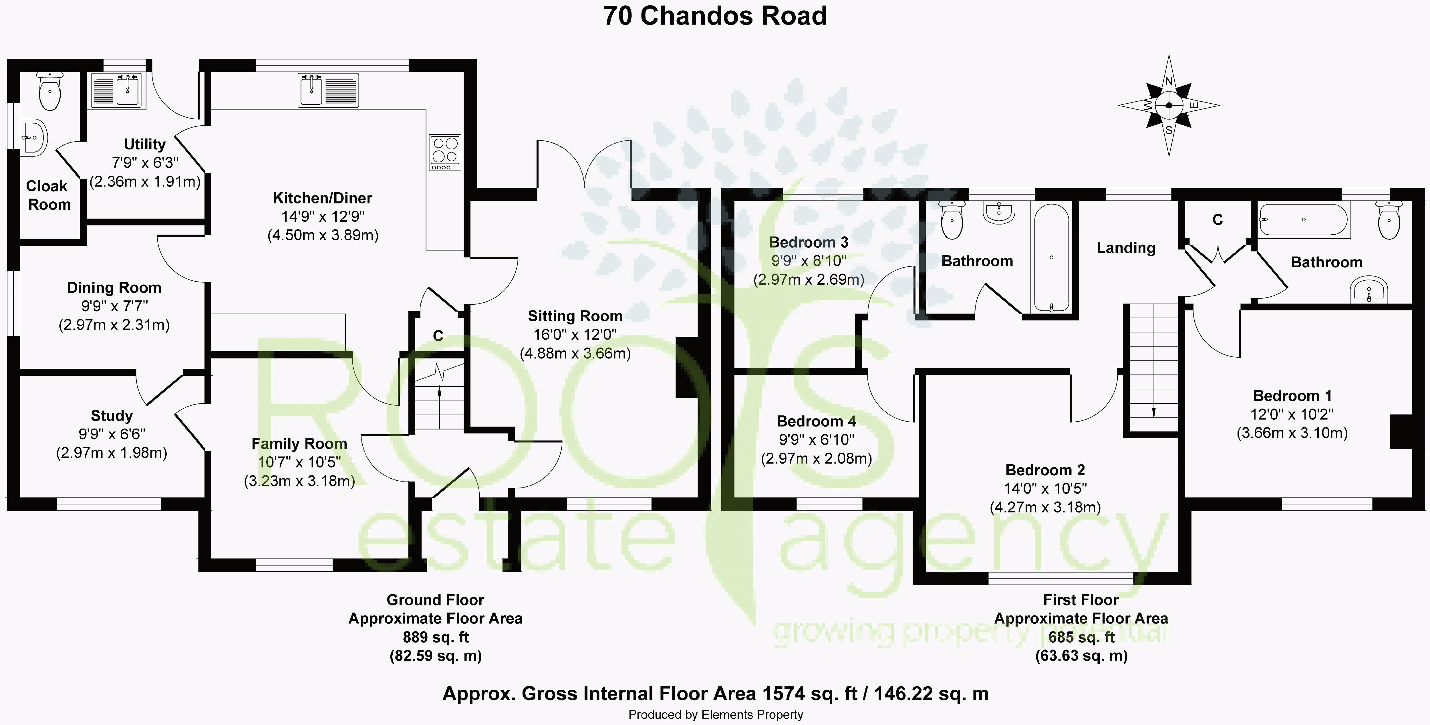 Chandos Road, Newbury RG14, 4 bedroom detached house for sale