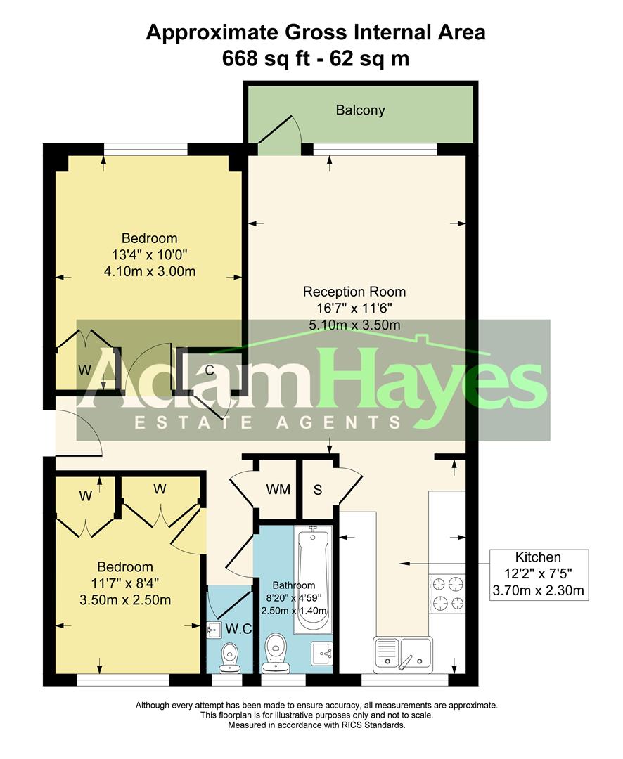 2 Cedar Drive, The Causeway, London floorplan