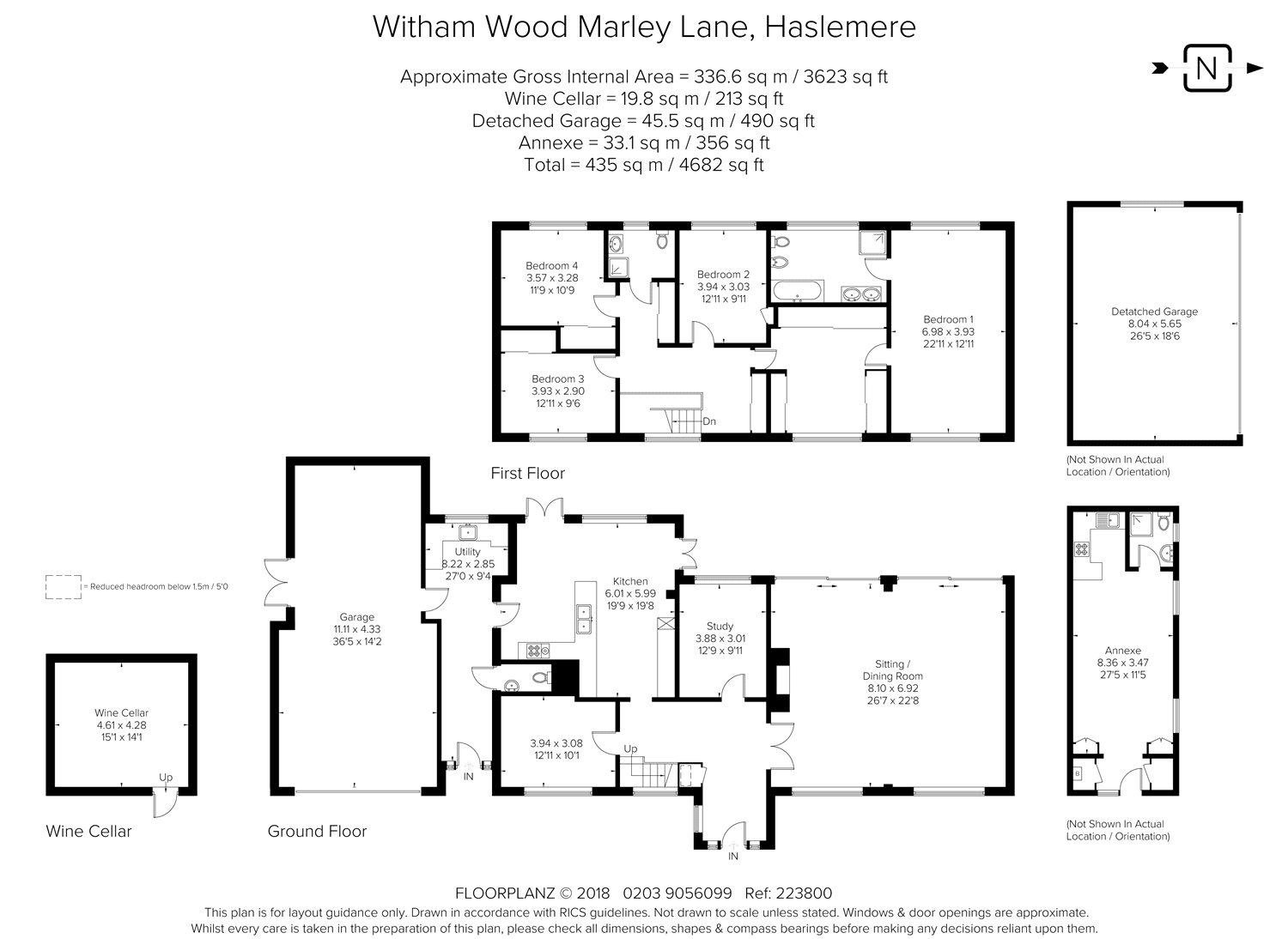 4 Bedrooms Detached house for sale in Marley Lane, Haslemere, Surrey GU27