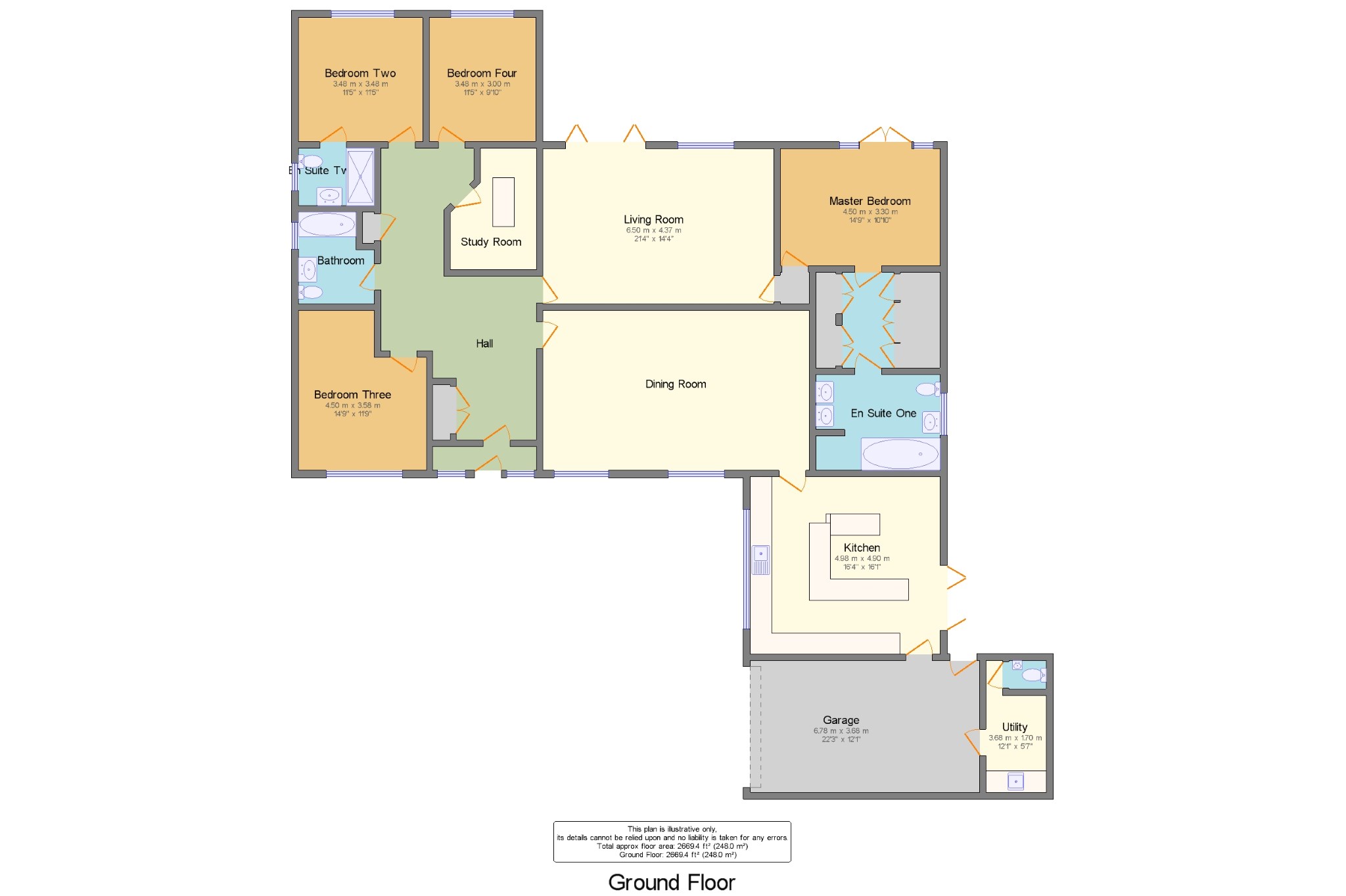 4 bed bungalow for sale in Central Avenue, Eccleston Park, Prescot