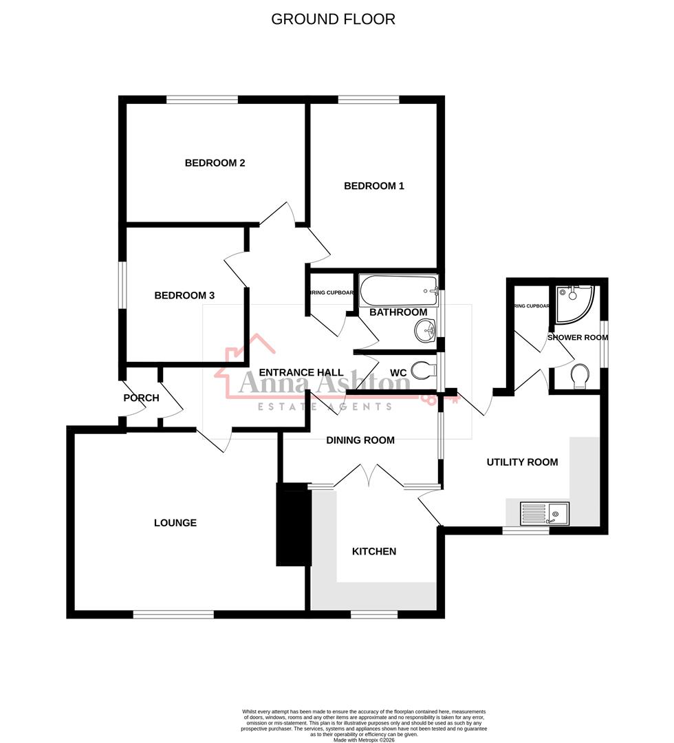 9, Fairoak, Ammanford floorplan