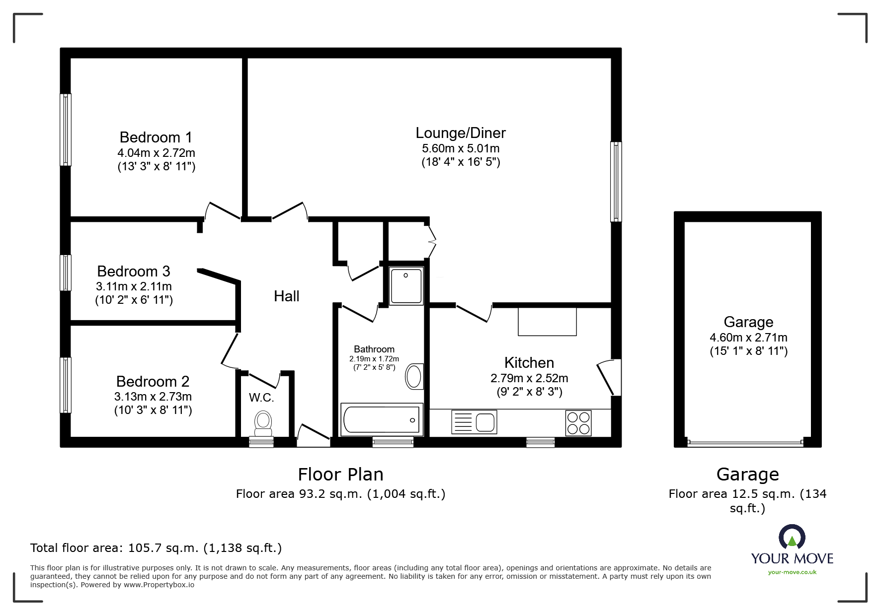 157, Broughton Gardens, Lincolnshire floorplan