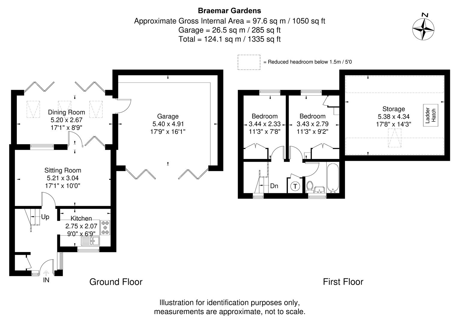 89, Braemar Gardens, Slough floorplan
