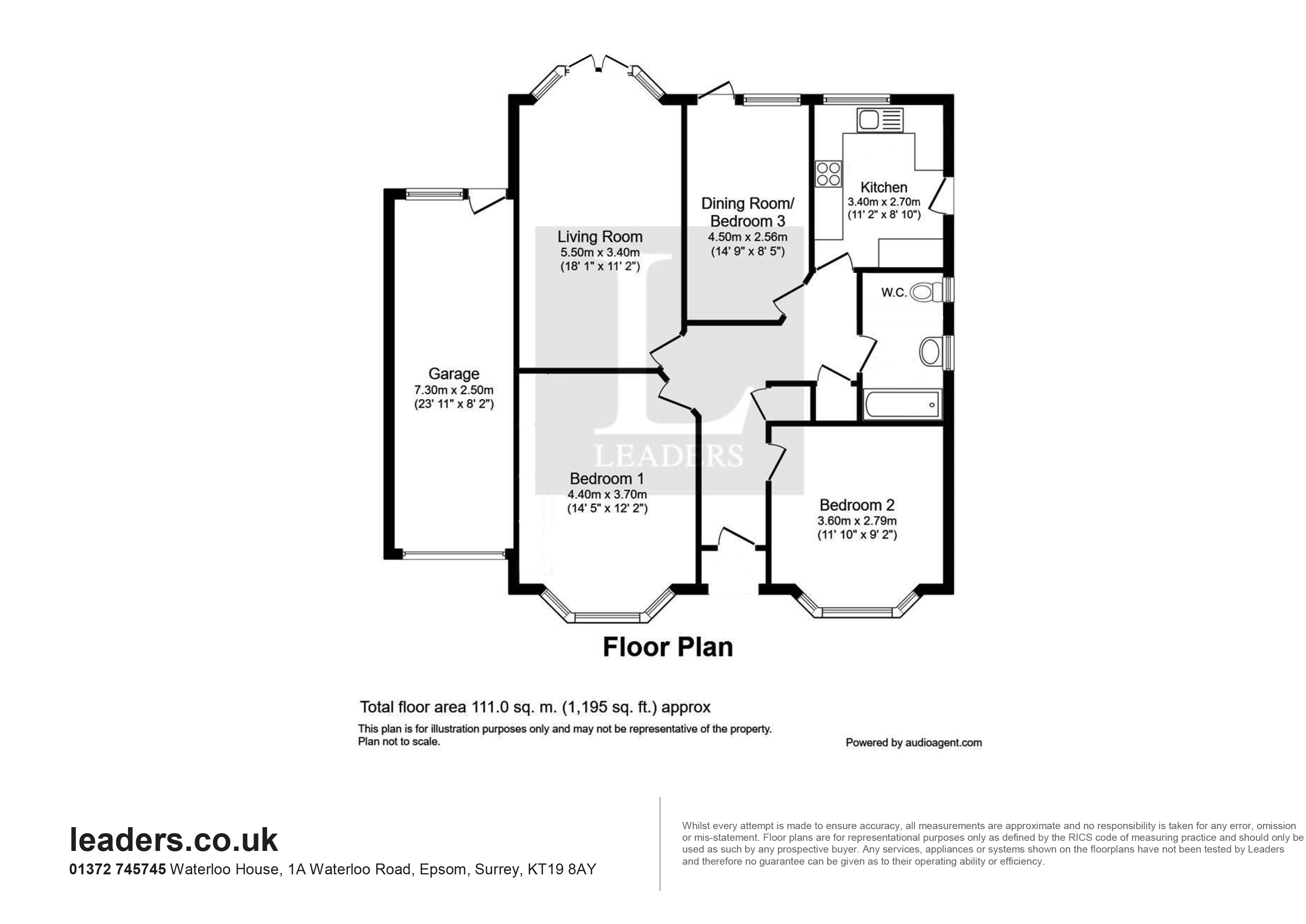 3 Bedrooms Detached bungalow for sale in Shawley Way, Epsom KT18