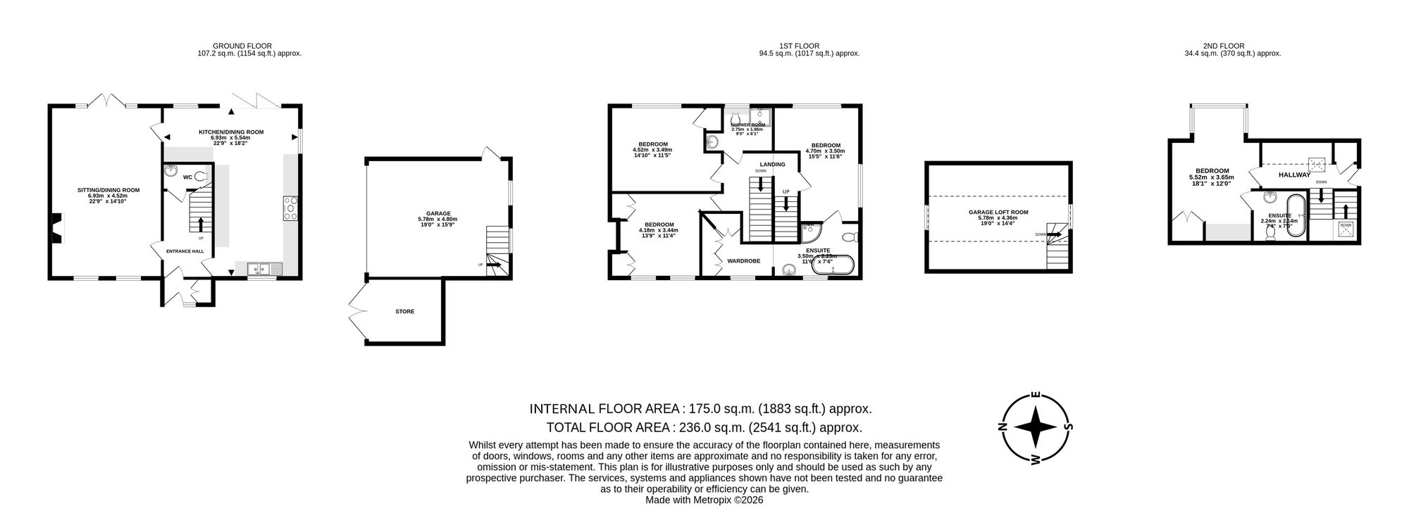 Ryeland Meath Green Lane, Horley floorplan