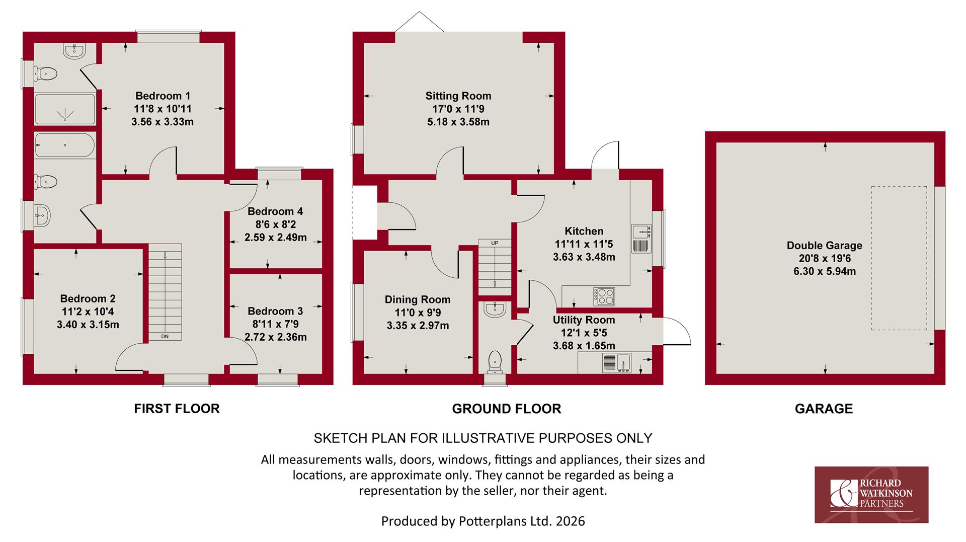 3, Stackyard Close, Cropwell Bishop floorplan