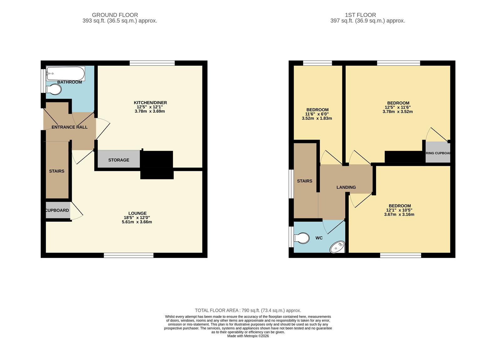 2, Bryn Goleu, Caerphilly floorplan