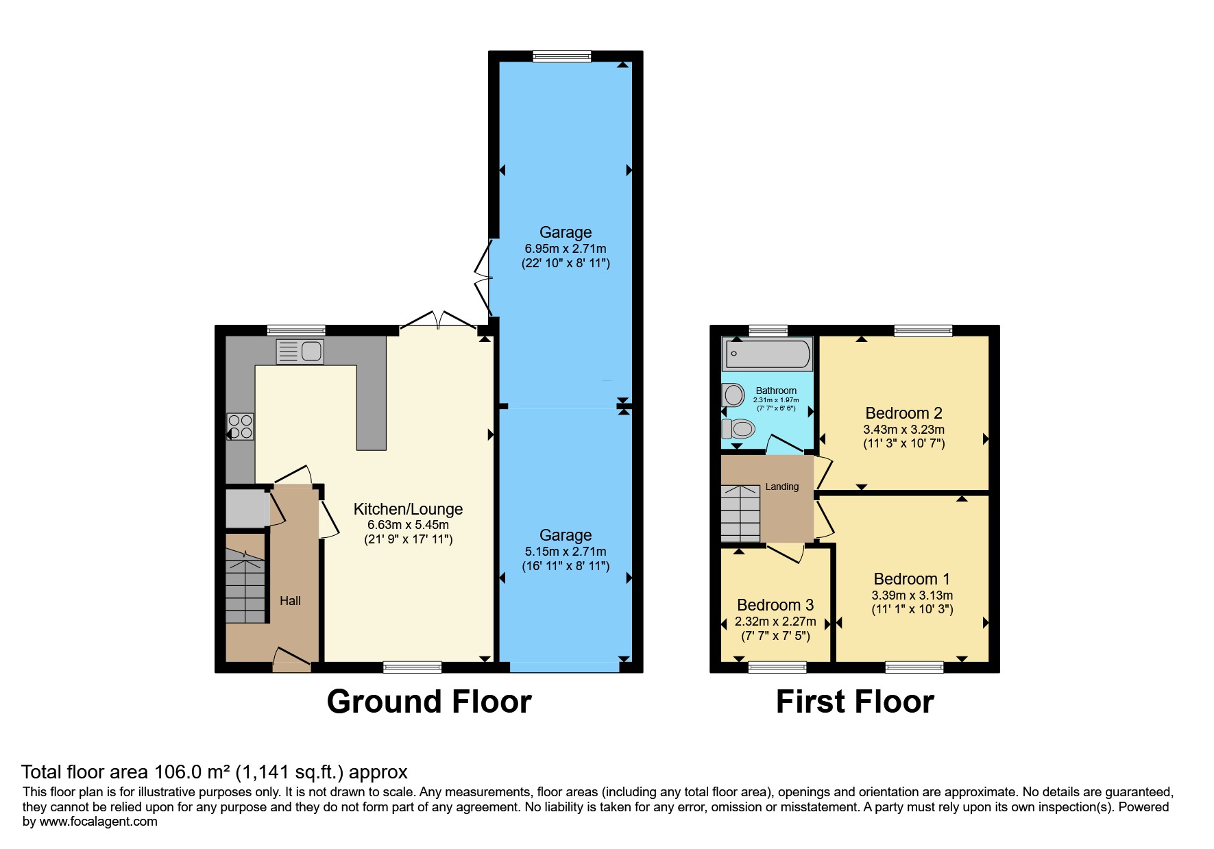 19, Moor Road, Nottingham floorplan