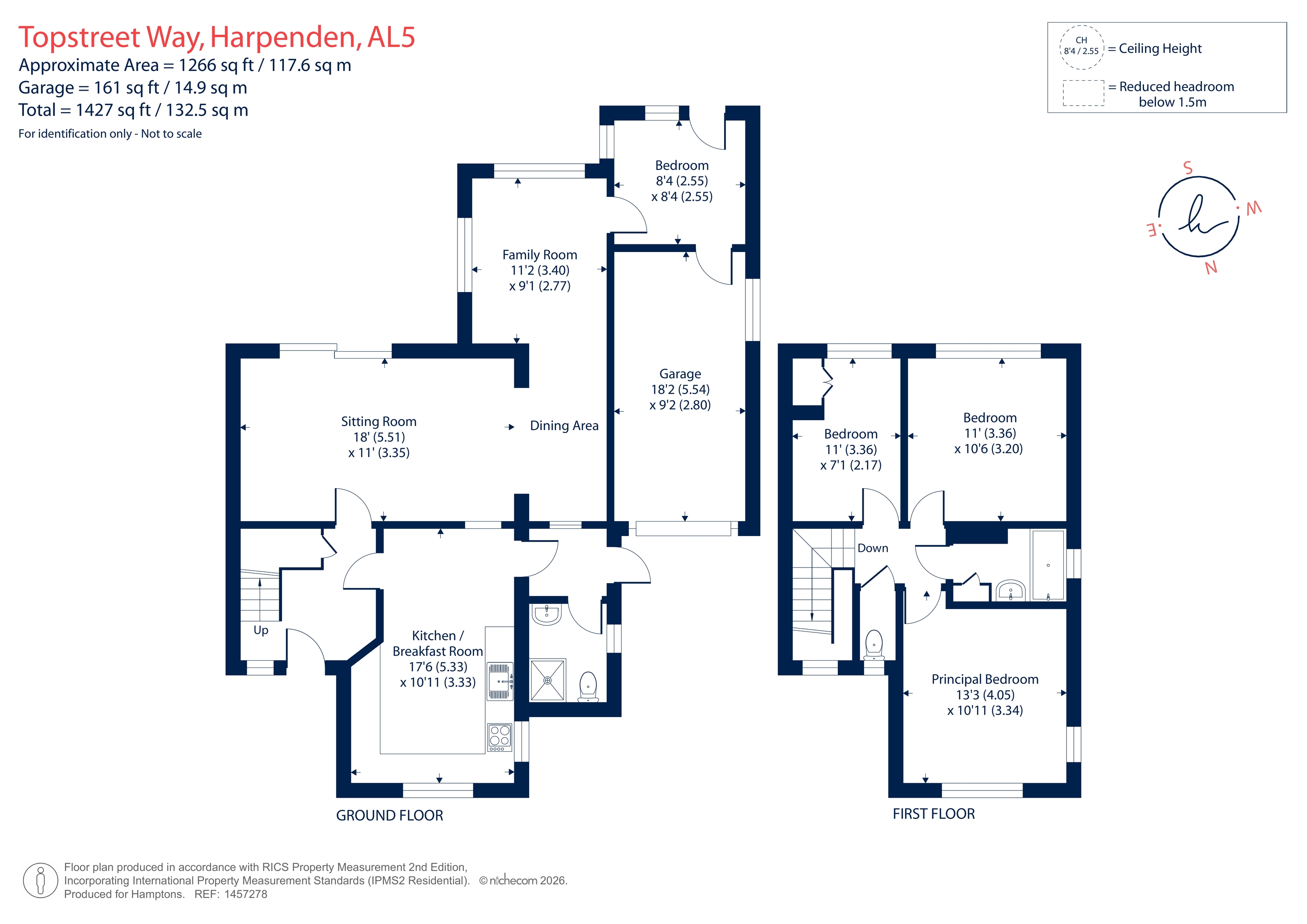 54, Topstreet Way, Harpenden floorplan