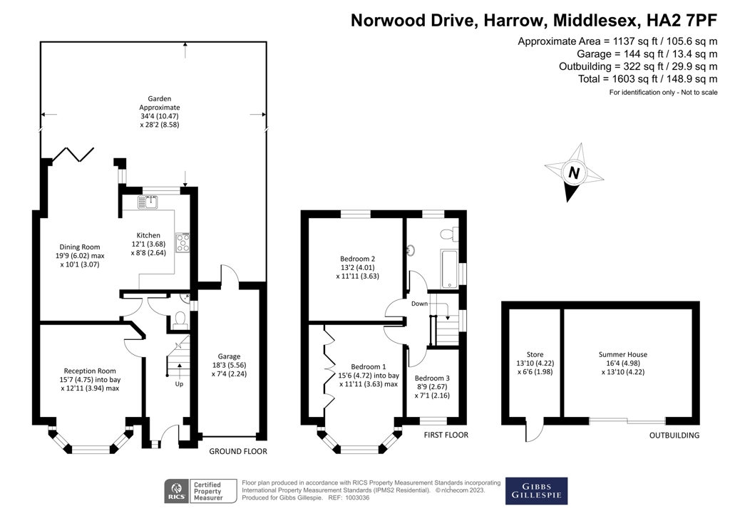 Norwood Drive, Harrow, Middlesex HA2, 3 bedroom semidetached house for
