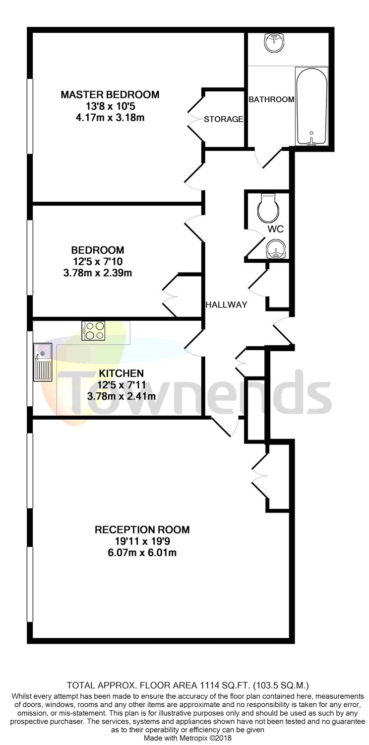 2 Bedrooms Flat to rent in Durrells House, Kensington, London W14