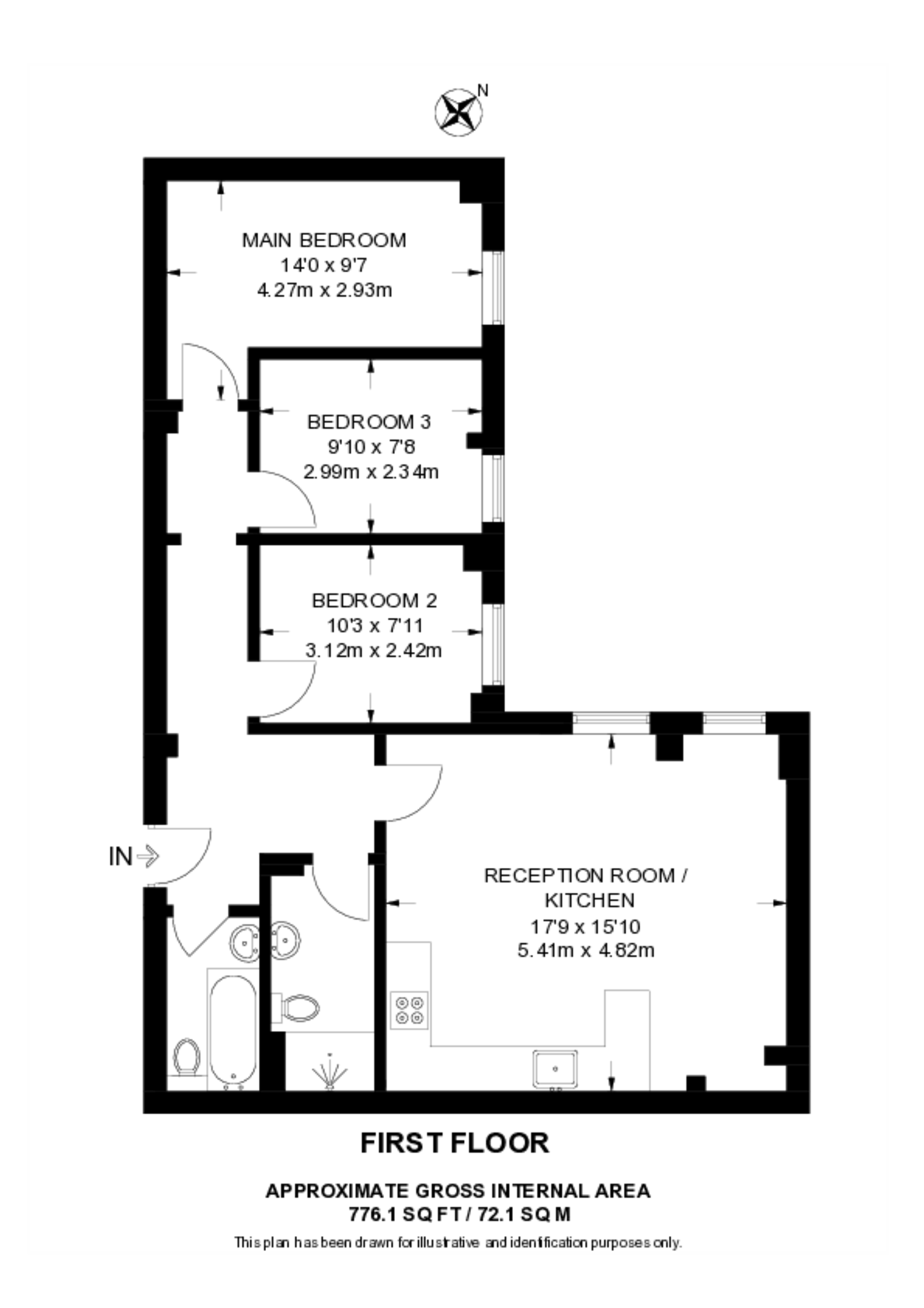 Park West, Hyde Park Estate floorplan