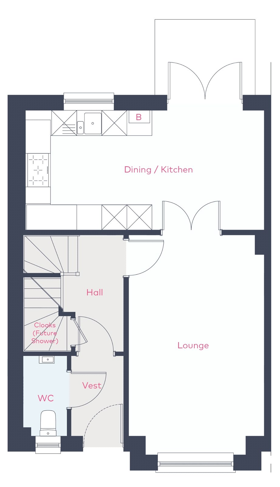 Plot 146 BALGOVE  Blythe Meadow,, Kinglassie, Fife floorplan