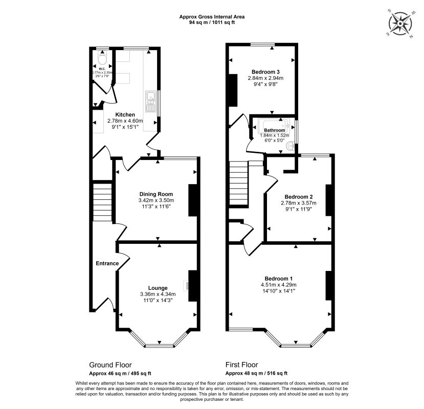 Sussex Road, Watford floorplan