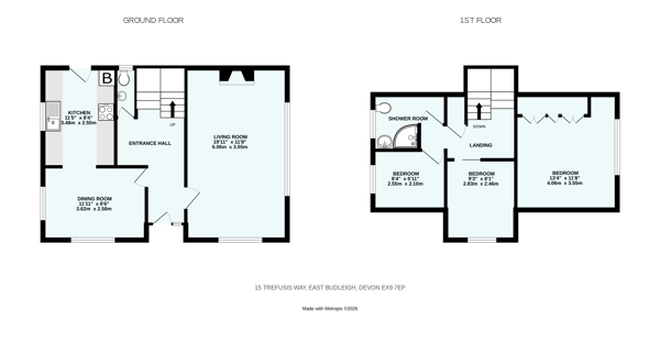 15, Trefusis Way, Devon floorplan