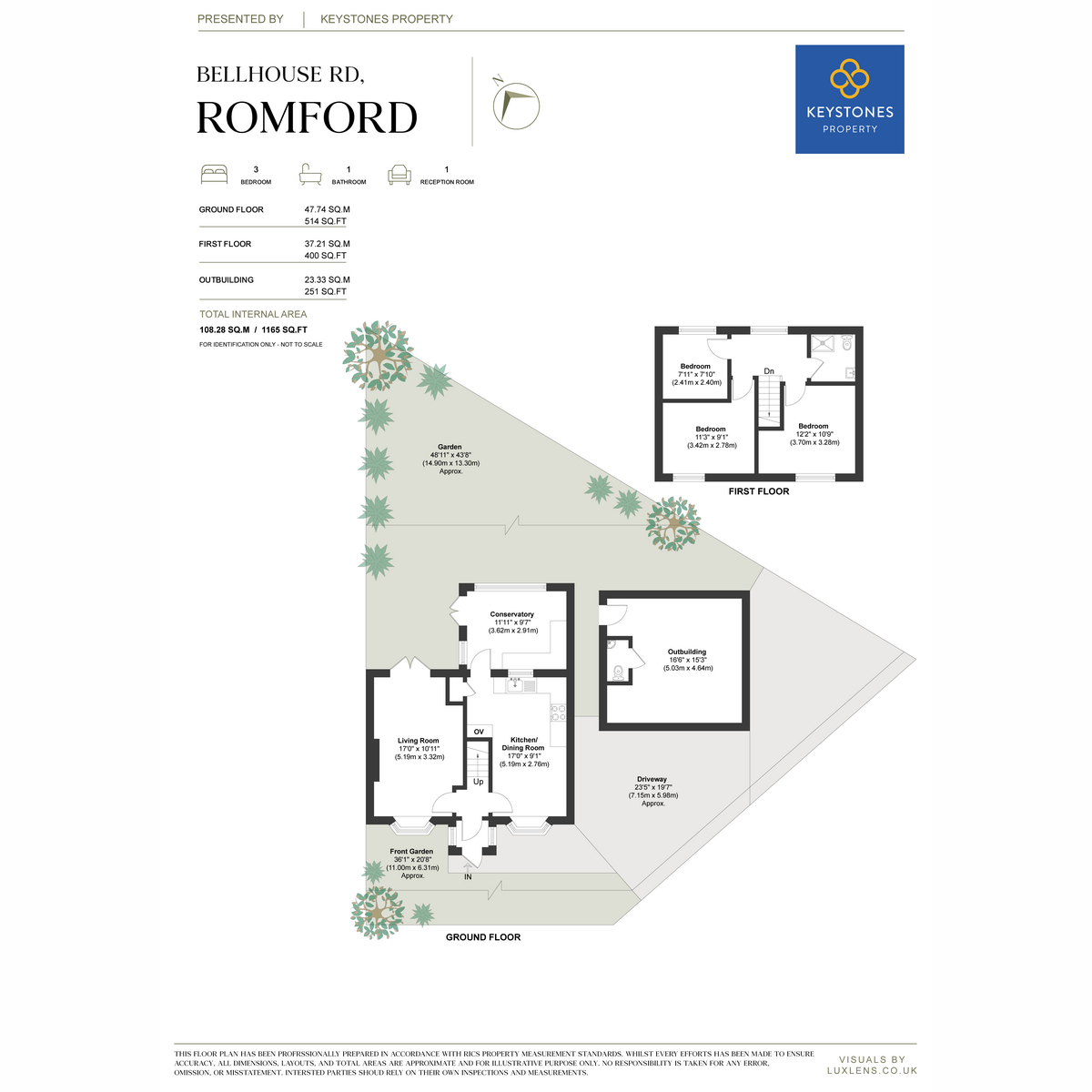 17, Bellhouse Road, Romford floorplan