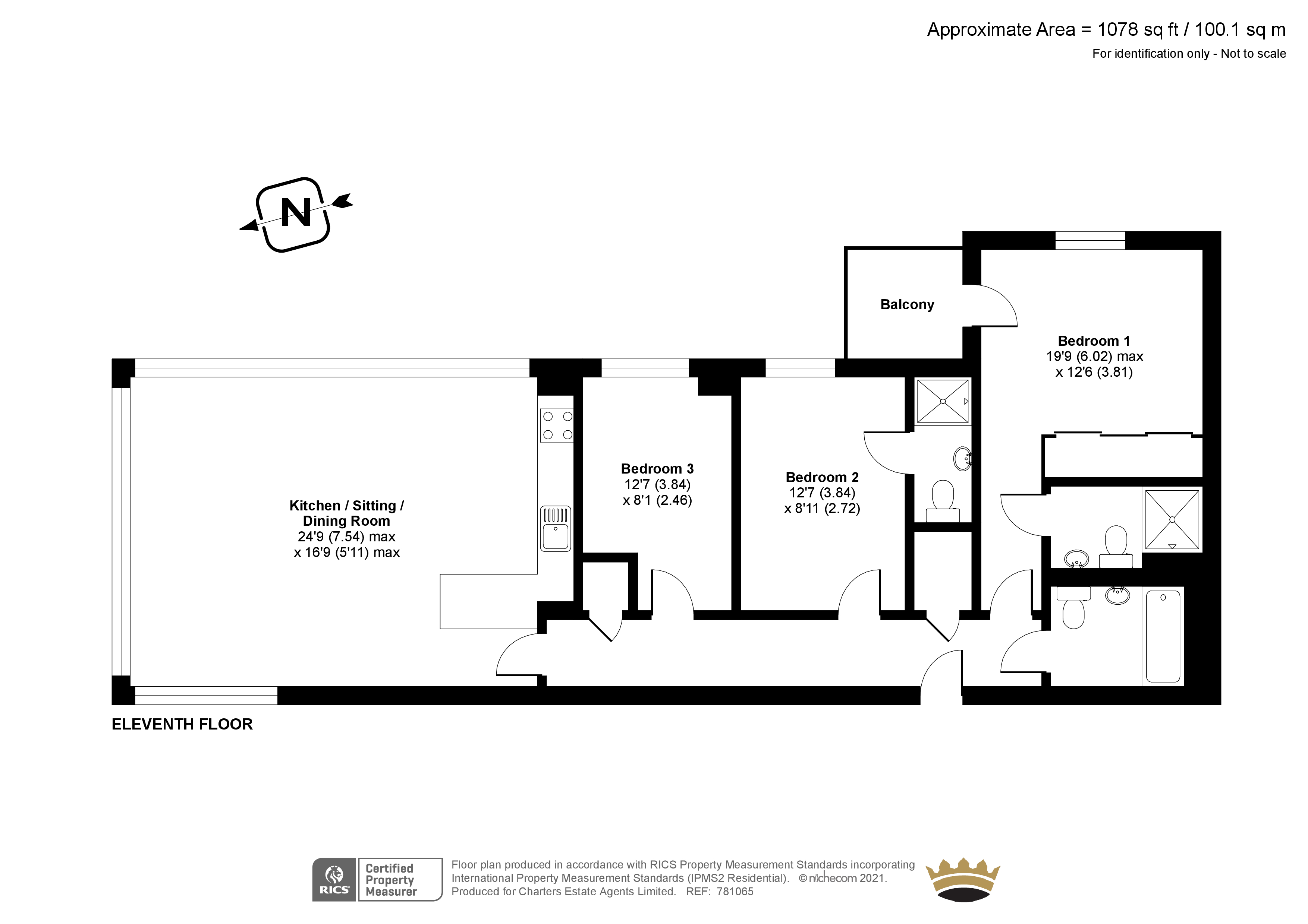 Admirals Quay, Ocean Way, Ocean Village, Southampton SO14, 3 bedroom